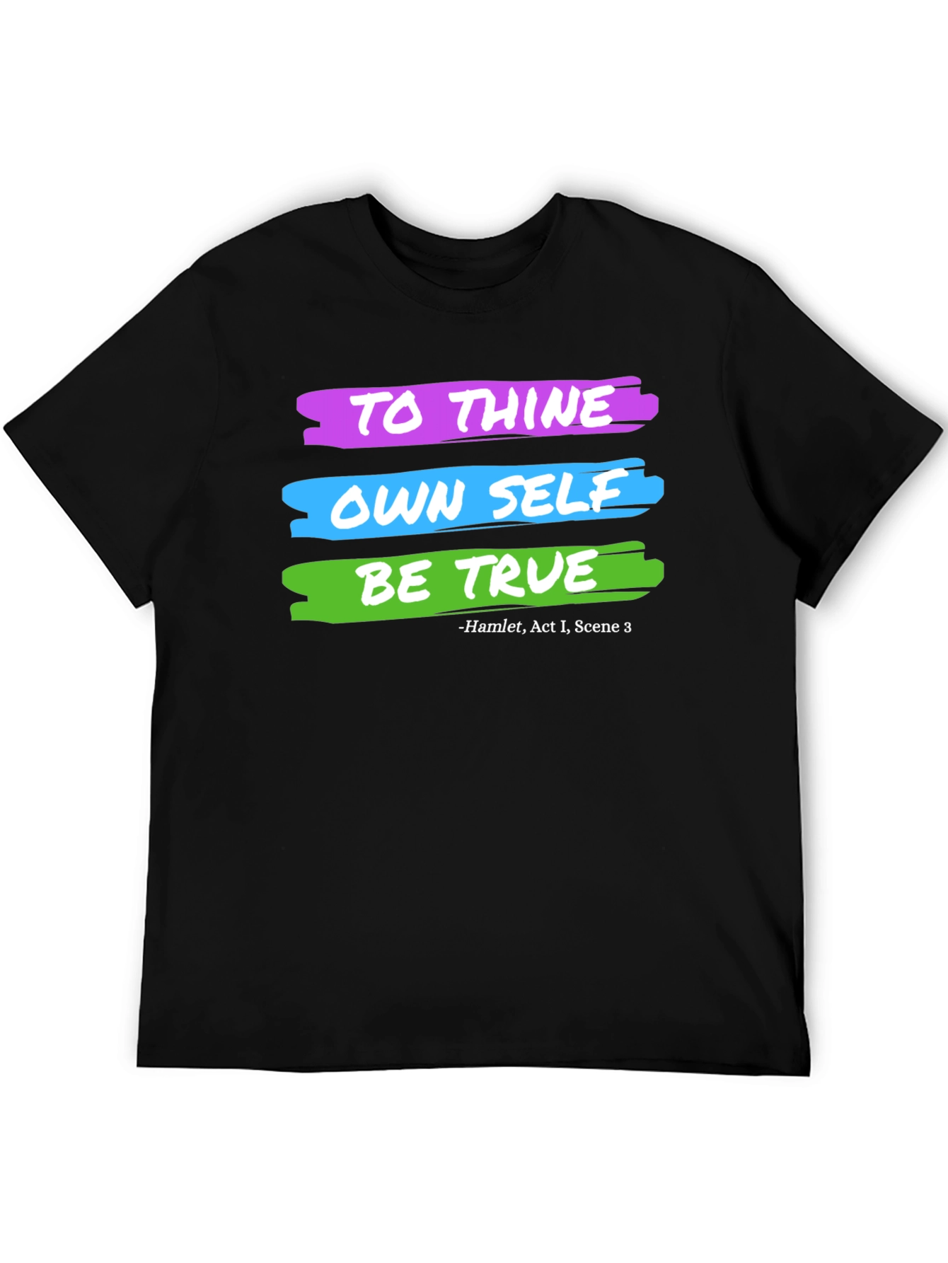 Hamlet To Thine Own Self Graphic T-Shirt