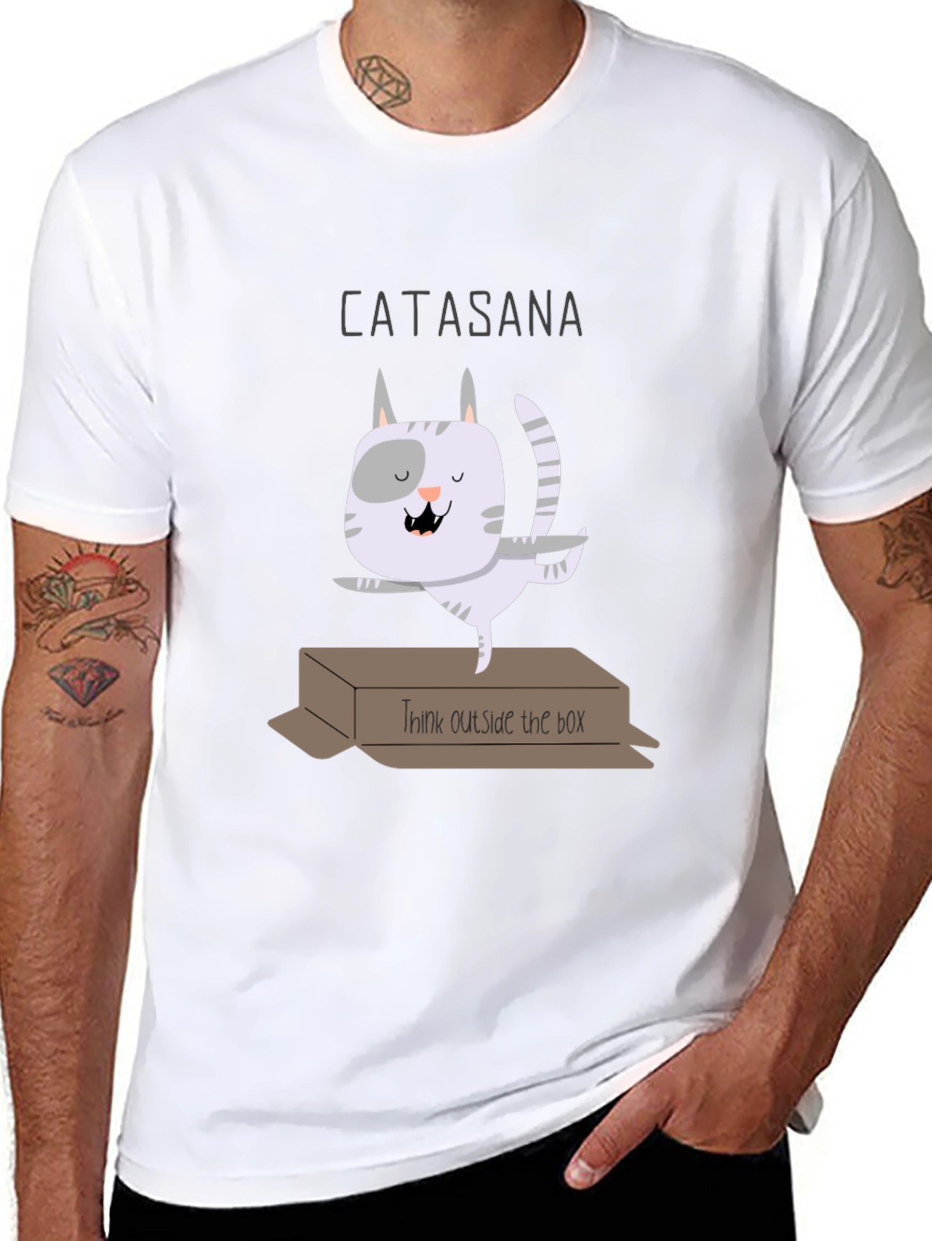Catasana T-Shirt - Think Outside the Box