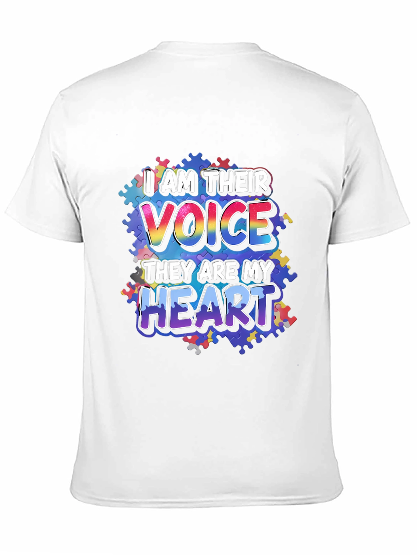 Autism Awareness T-Shirt I Am Their Voice