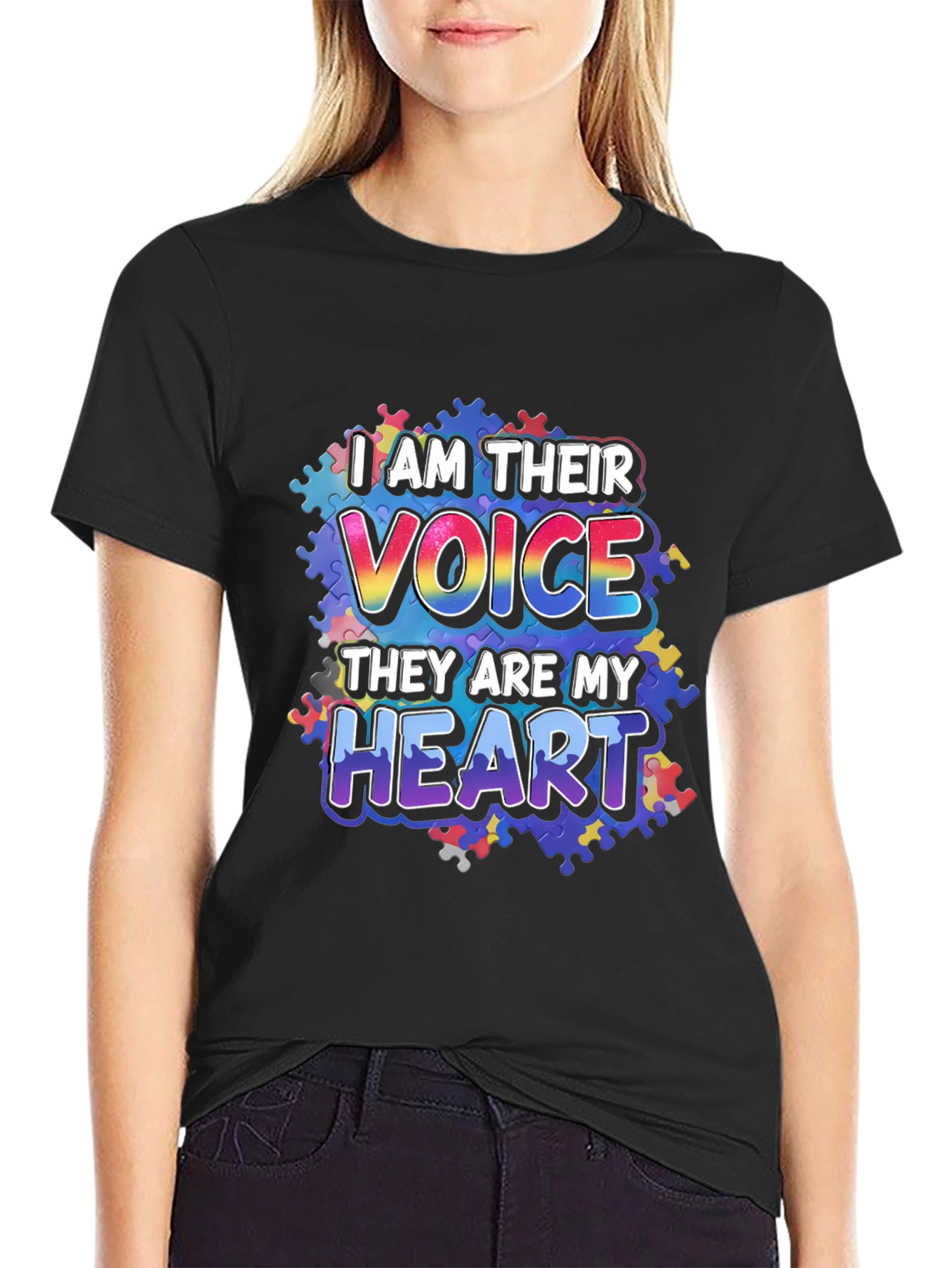Autism Awareness T-Shirt I Am Their Voice