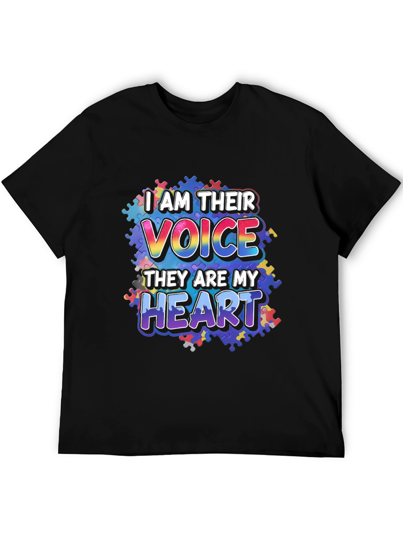 Autism Awareness T-Shirt I Am Their Voice