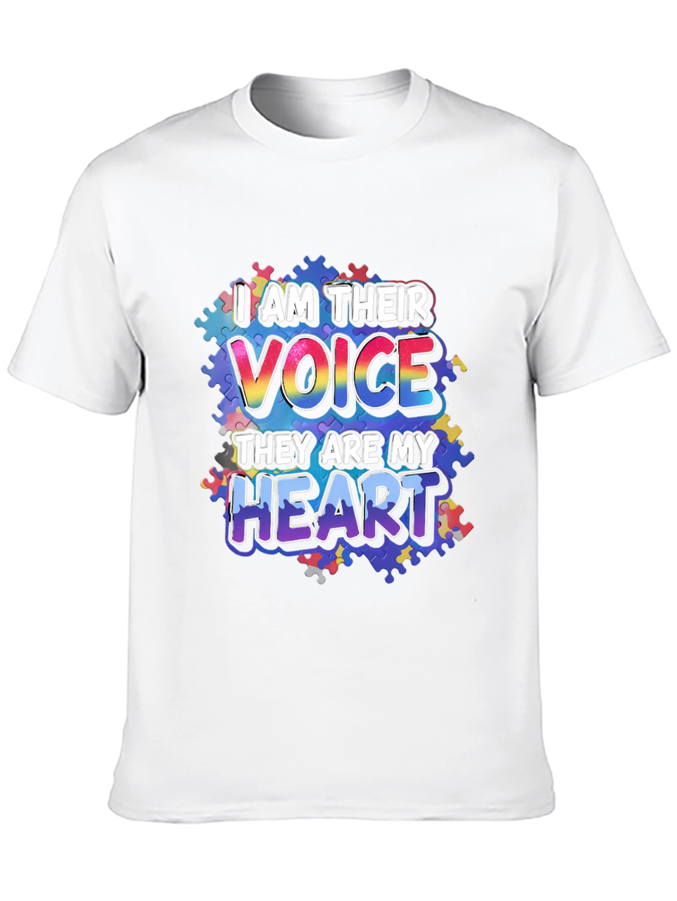 Autism Awareness T-Shirt I Am Their Voice