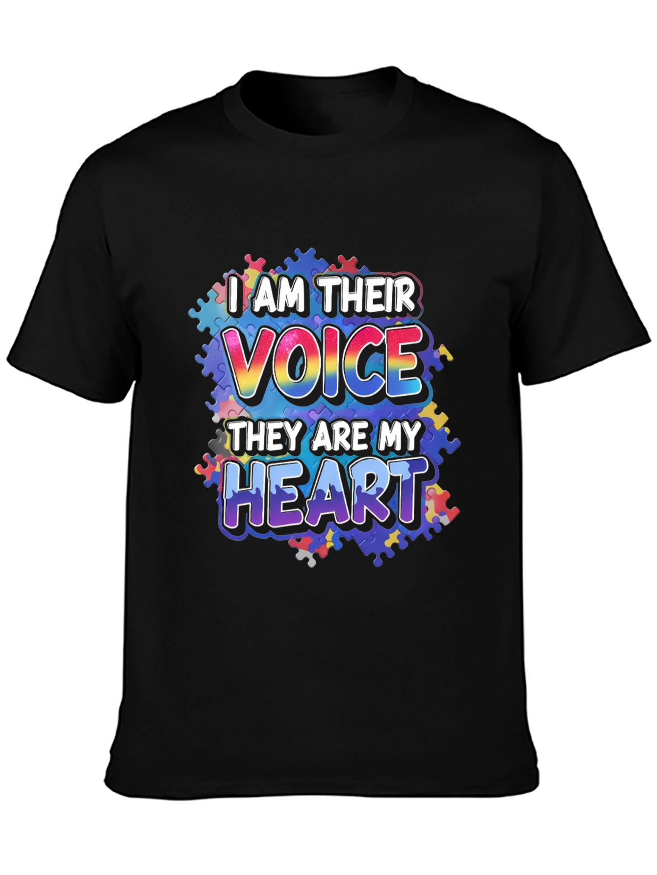 Autism Awareness T-Shirt I Am Their Voice
