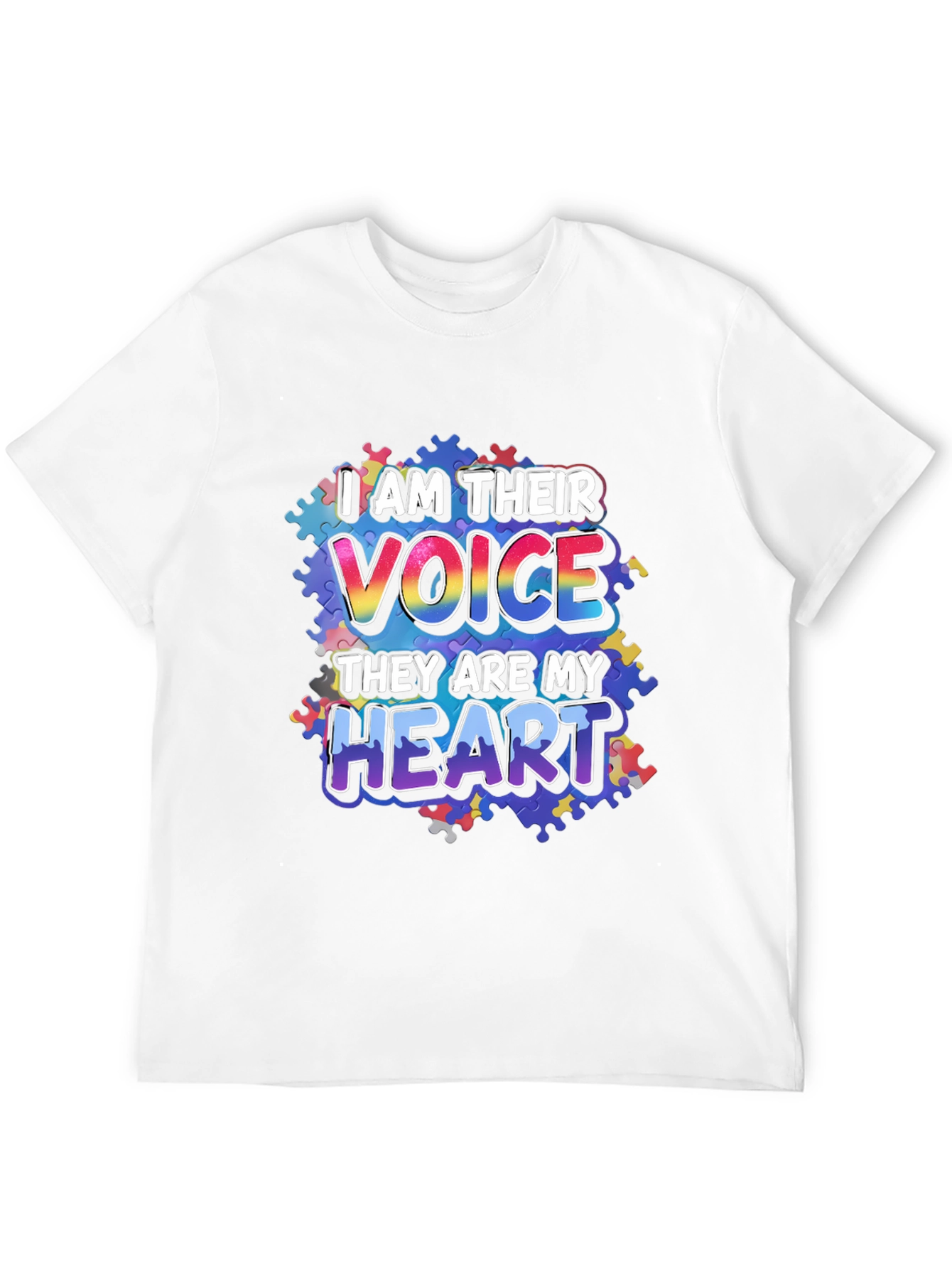 Autism Awareness T-Shirt I Am Their Voice