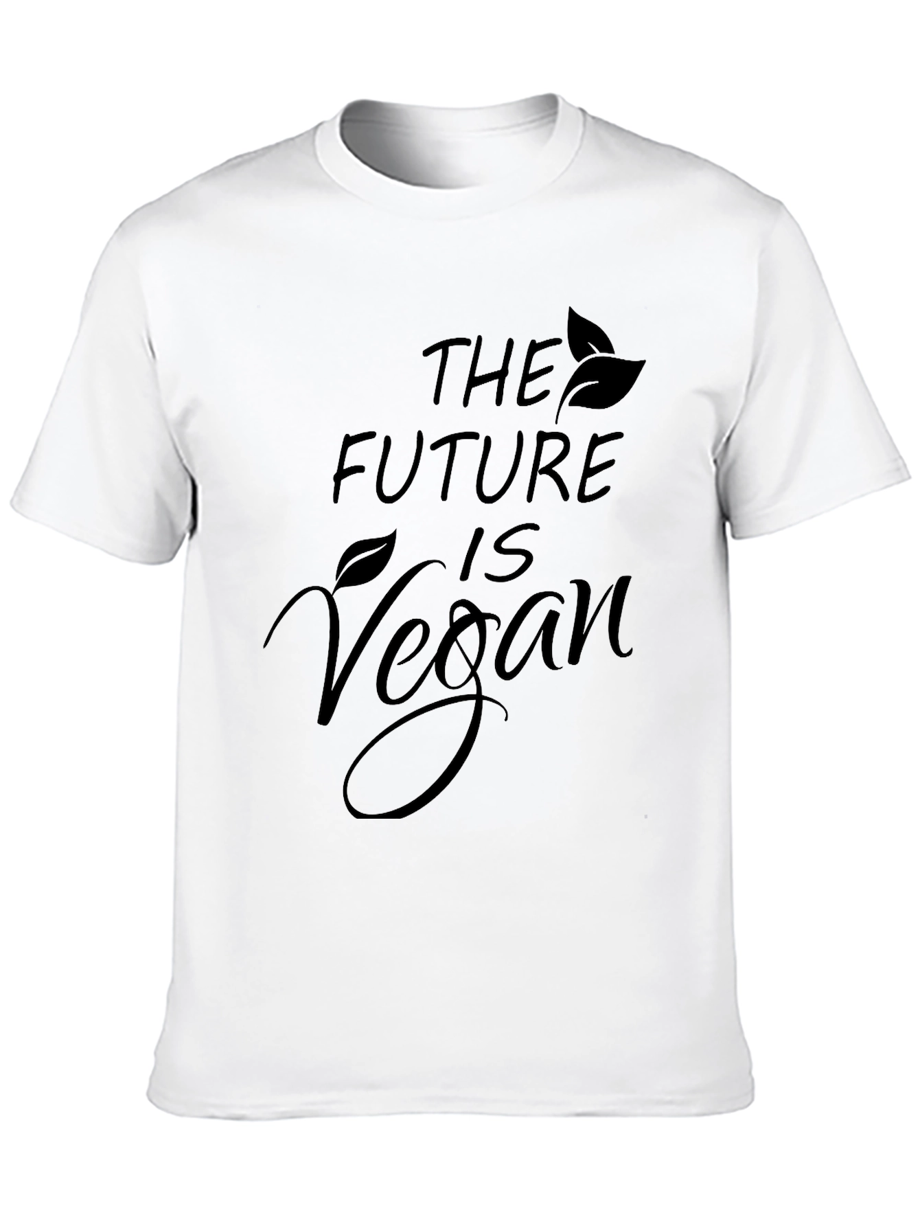 The Future is Vegan Graphic Tee - Black