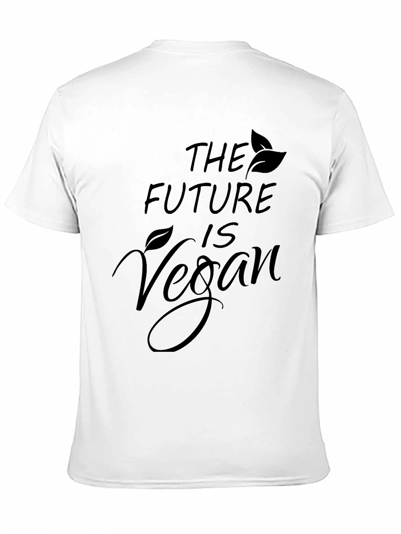 The Future is Vegan Graphic Tee - Black