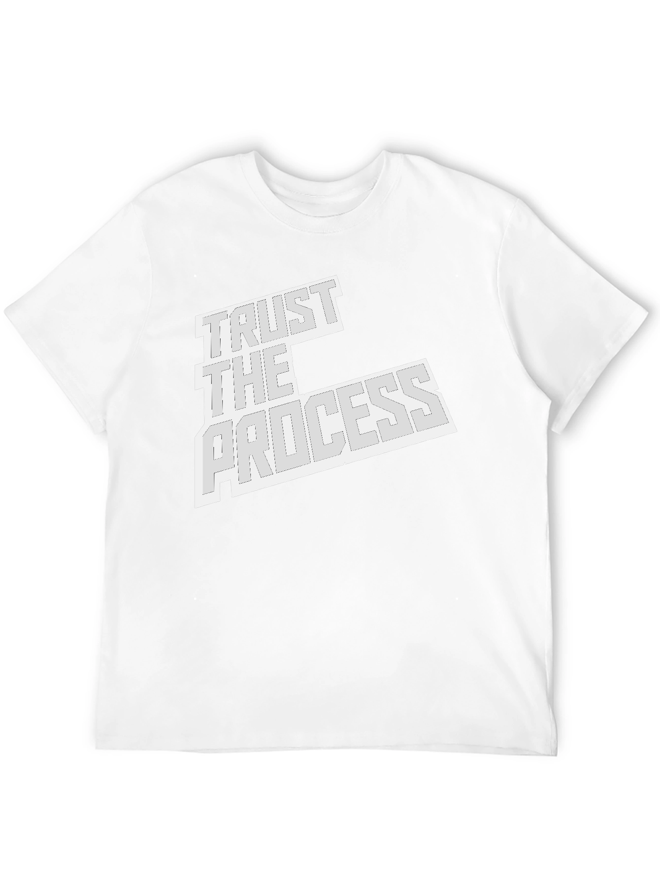 Trust the Process Black Graphic Tee