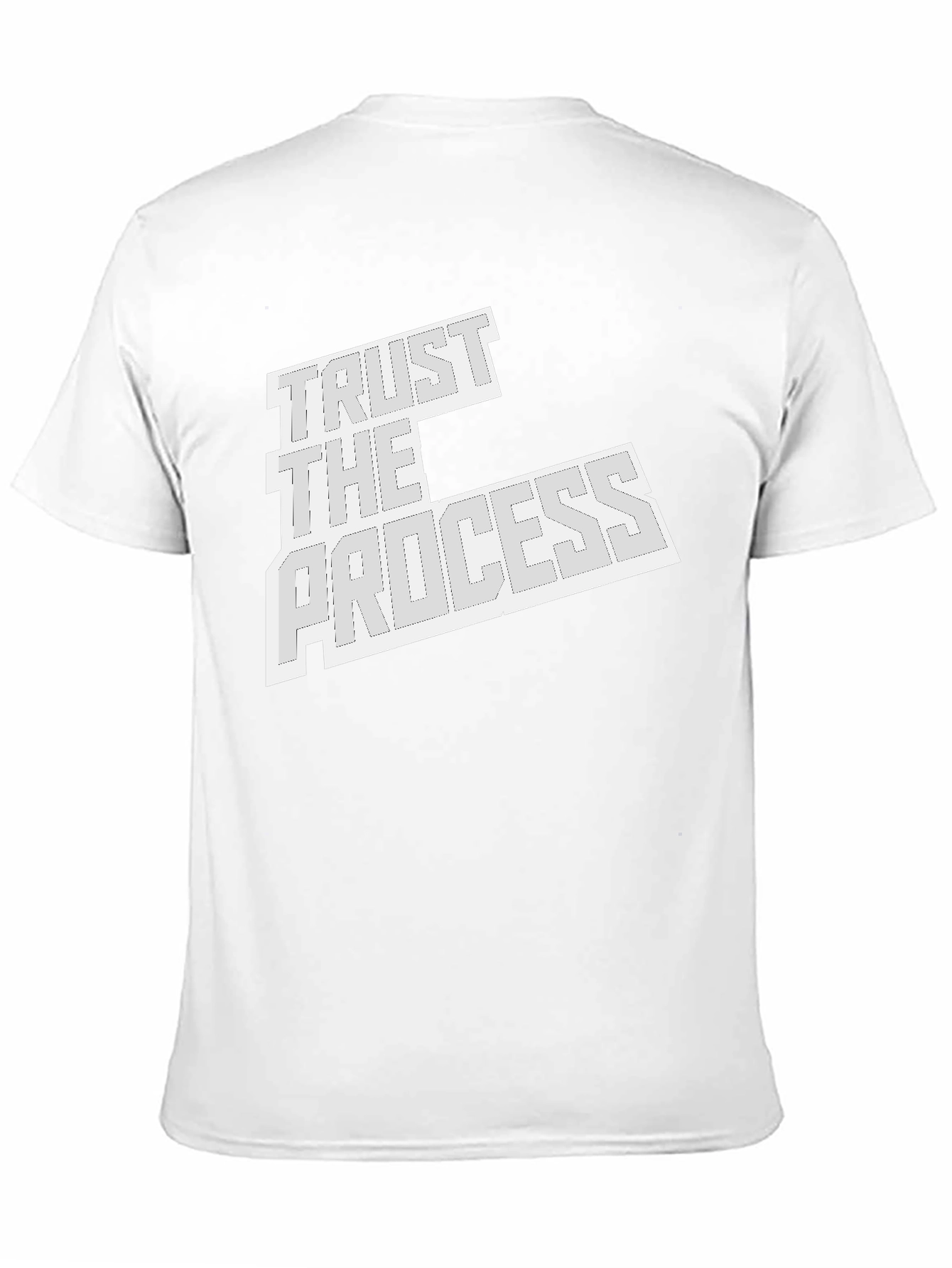 Trust the Process Black Graphic Tee