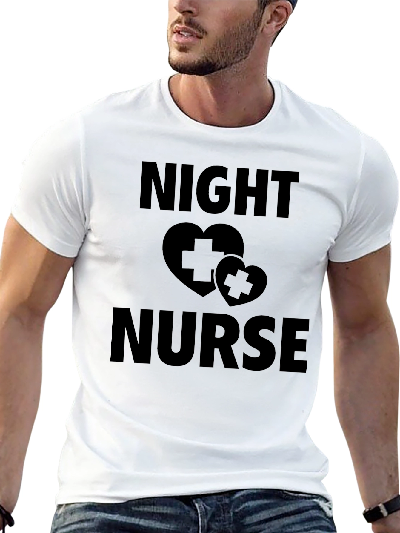 Night Nurse Graphic Tee - Black Unisex T-Shirt