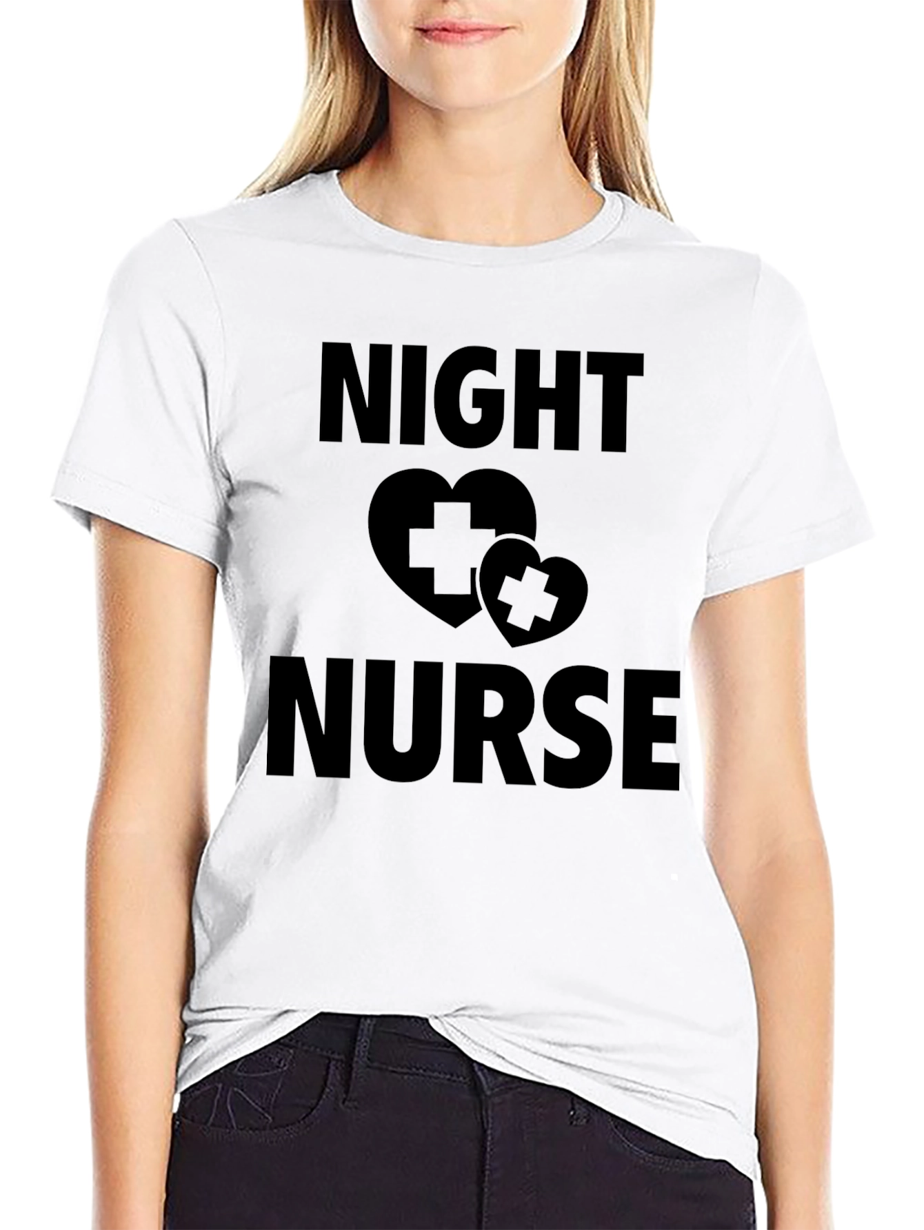Night Nurse Graphic Tee - Black Unisex T-Shirt