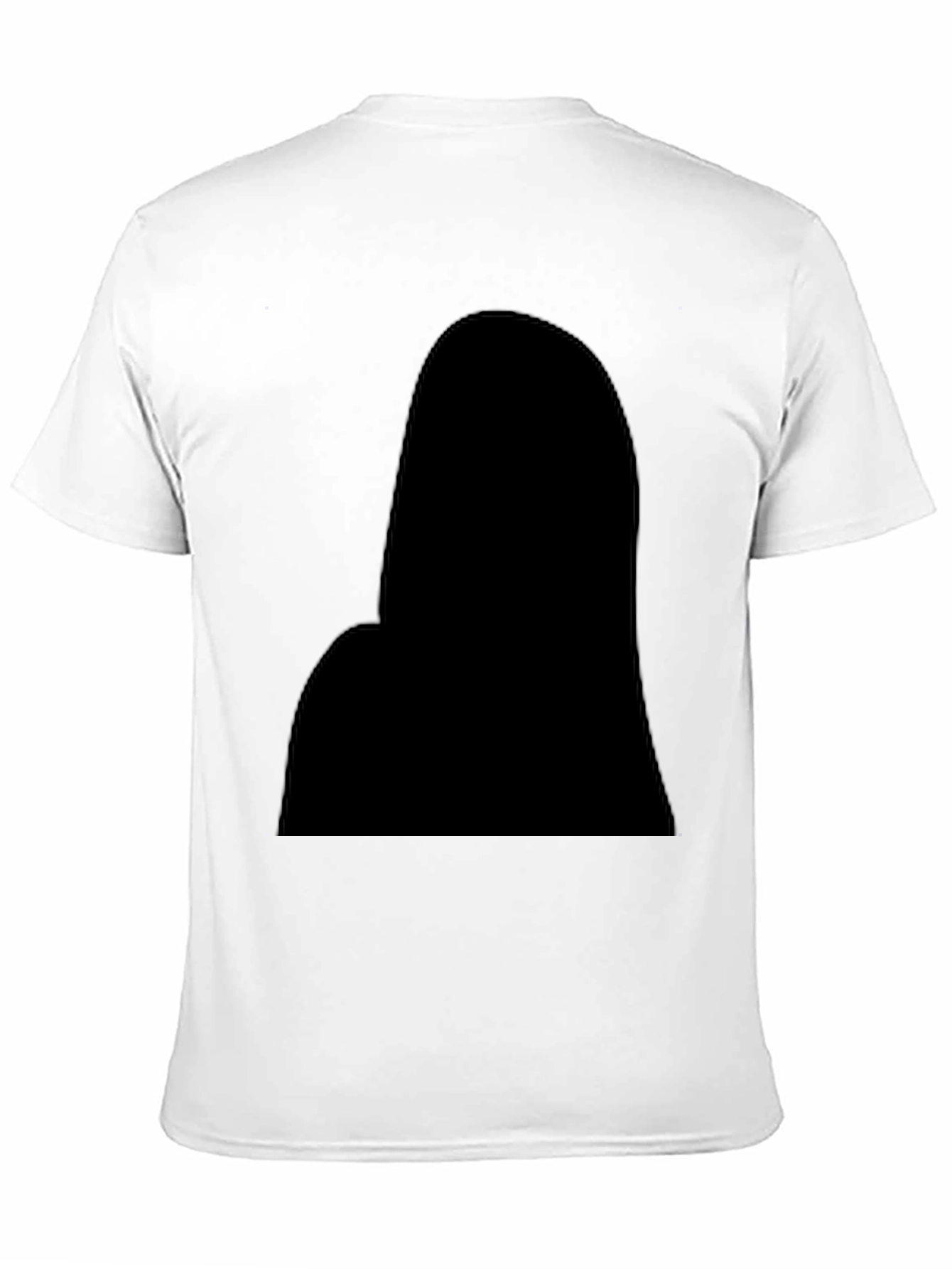 Mens Casual Black Crew Neck T-Shirt