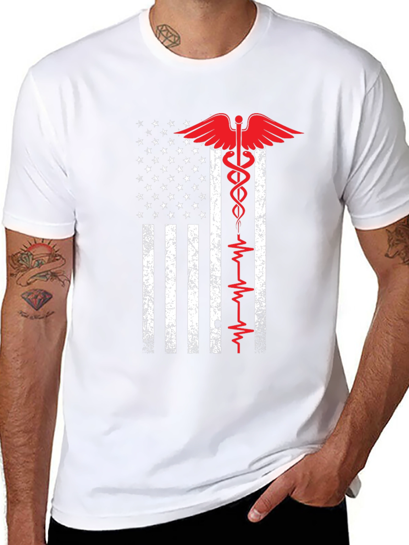 American Flag Medical T-Shirt