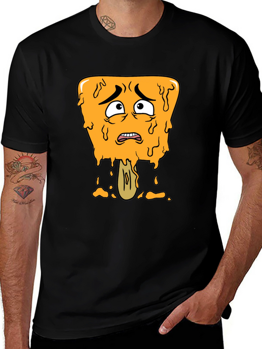 Distressed Cartoon Popsicle Graphic Tee
