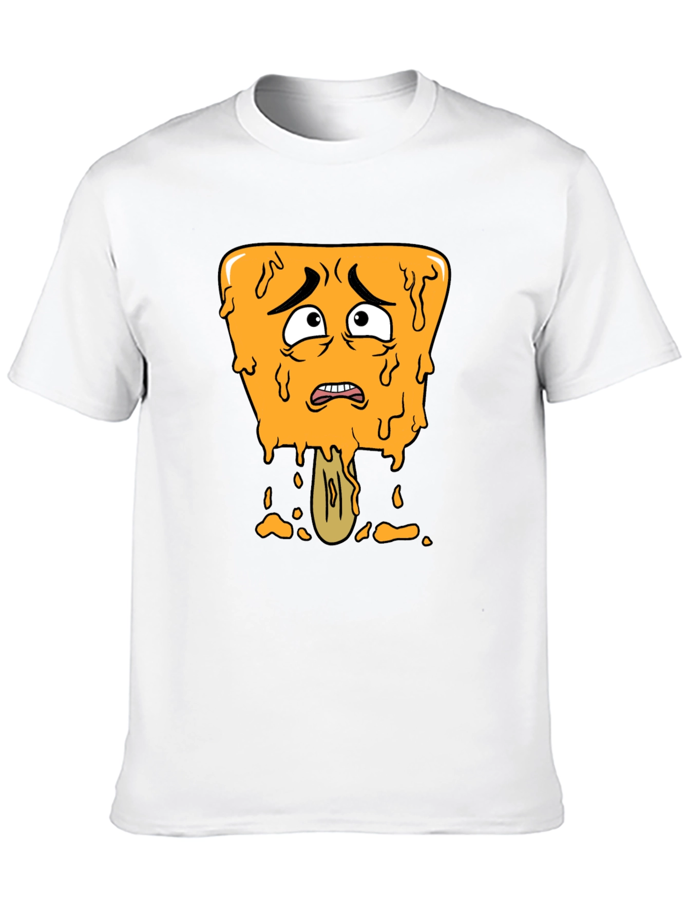 Distressed Cartoon Popsicle Graphic Tee