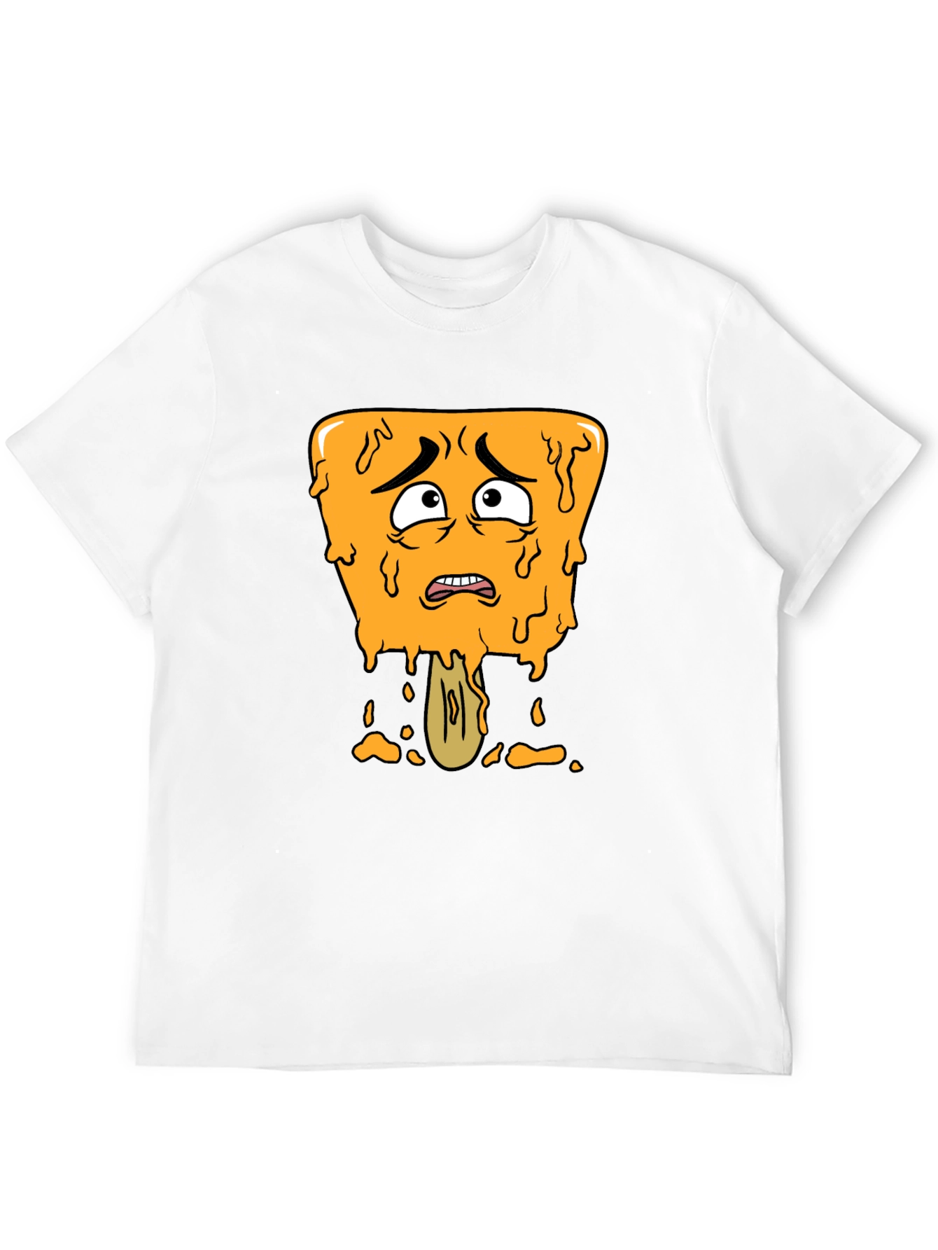 Distressed Cartoon Popsicle Graphic Tee