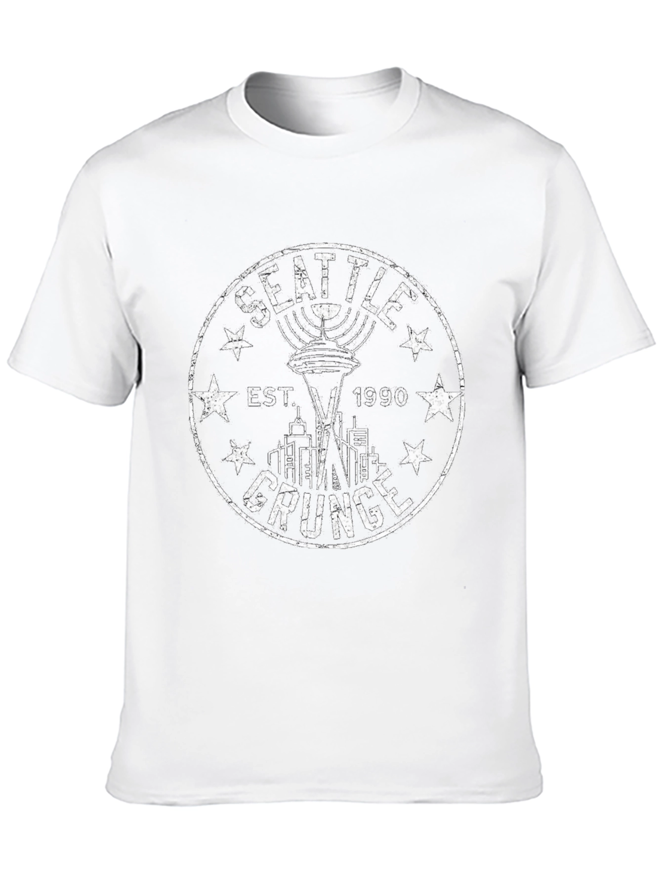 Seattle Grunge Est. 1990 Graphic T-Shirt