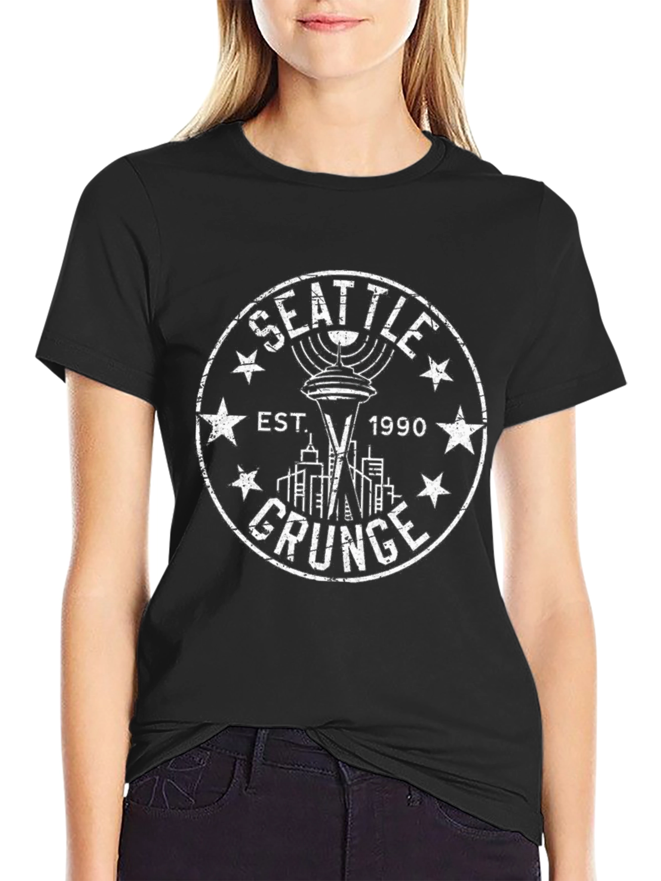 Seattle Grunge Est. 1990 Graphic T-Shirt