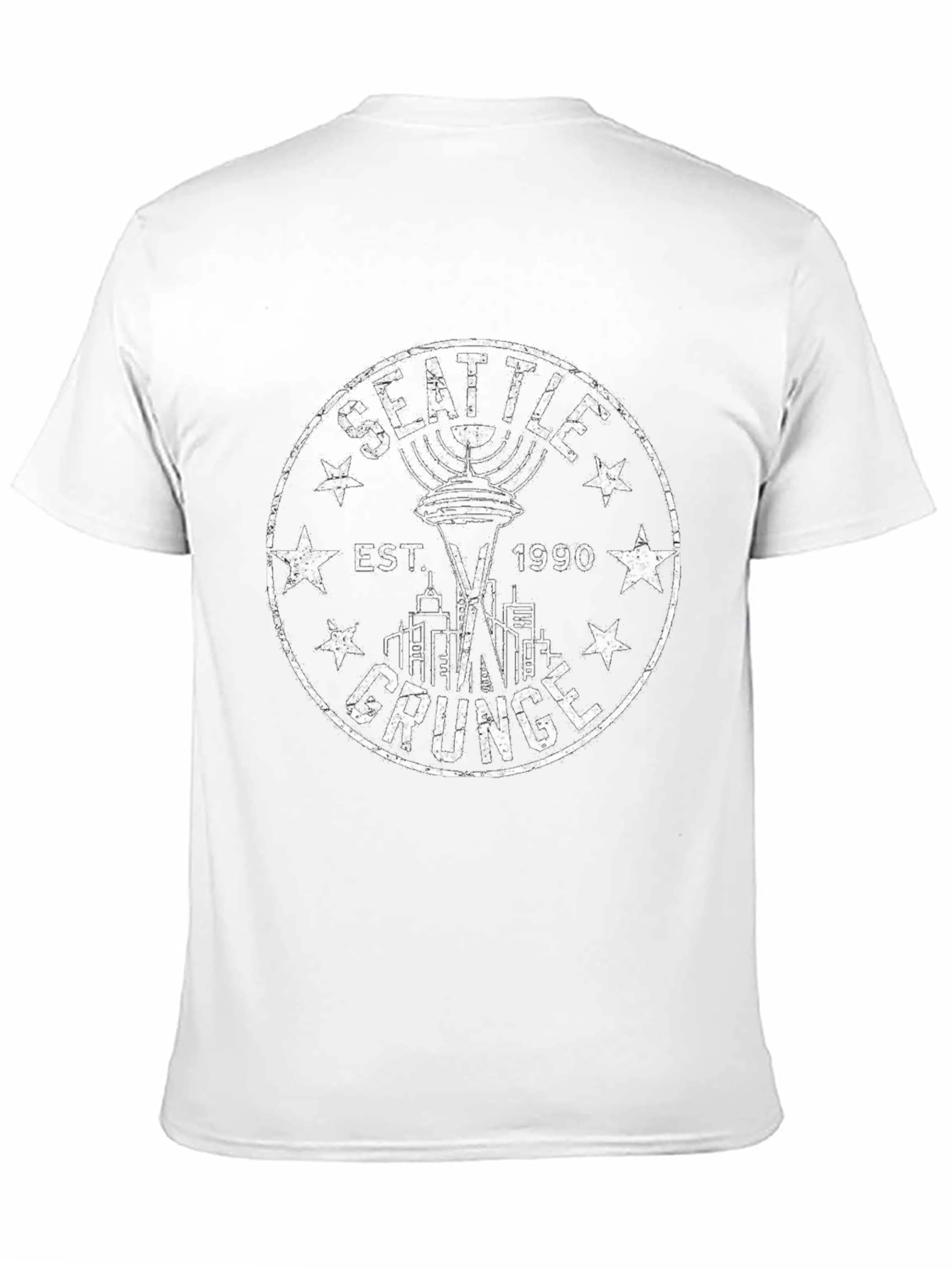 Seattle Grunge Est. 1990 Graphic T-Shirt