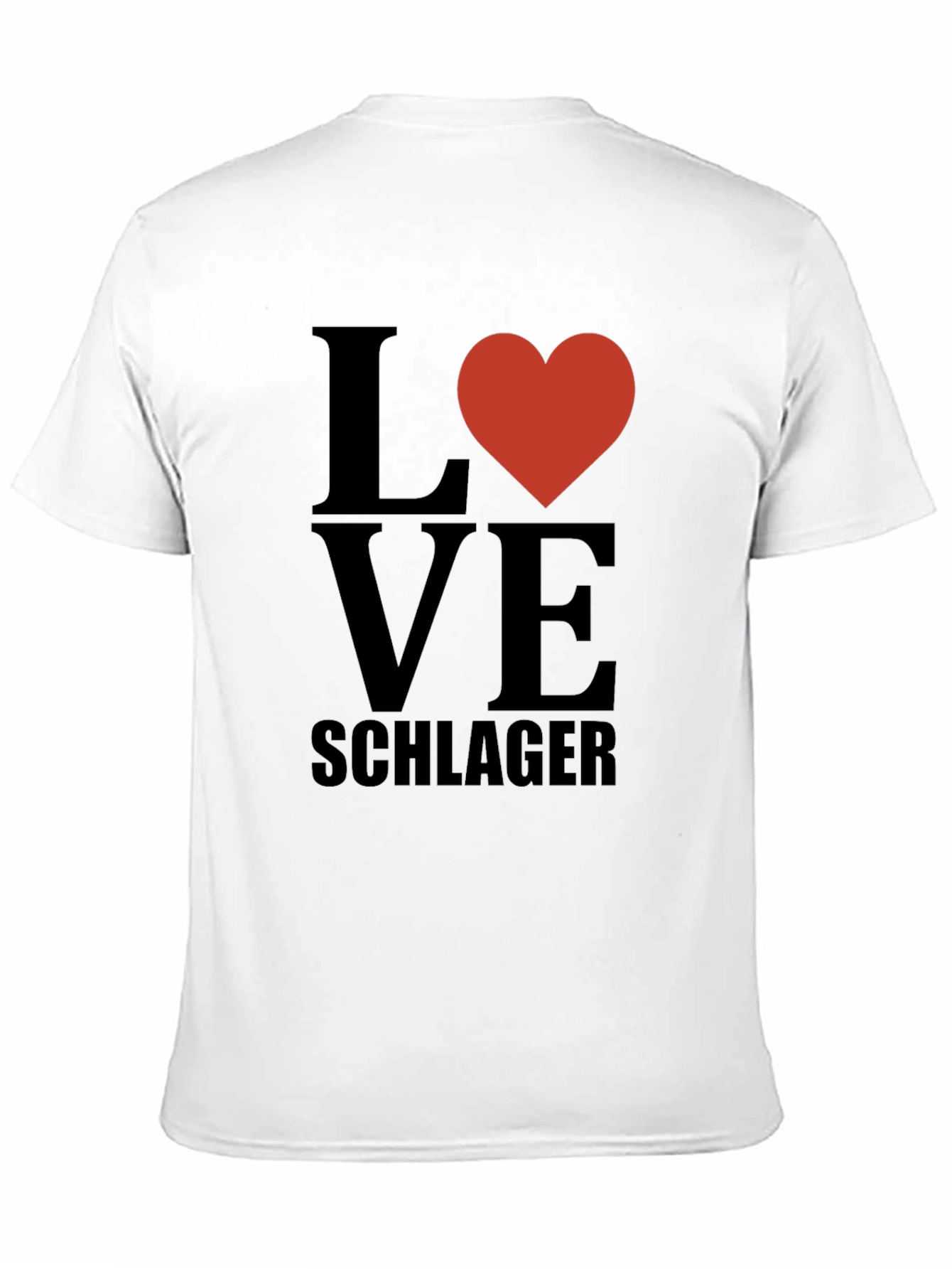 Love Schlager T-Shirt - Black Casual Tee