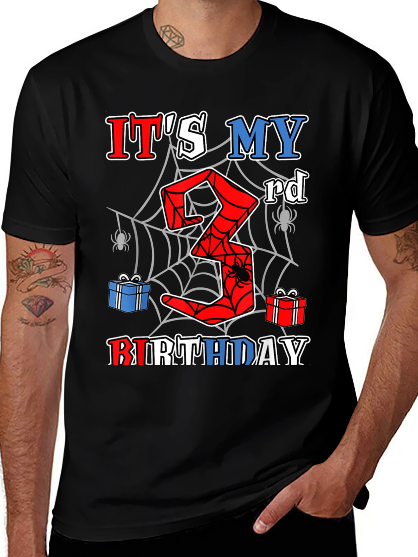 Spiderman 3rd Birthday T-Shirt