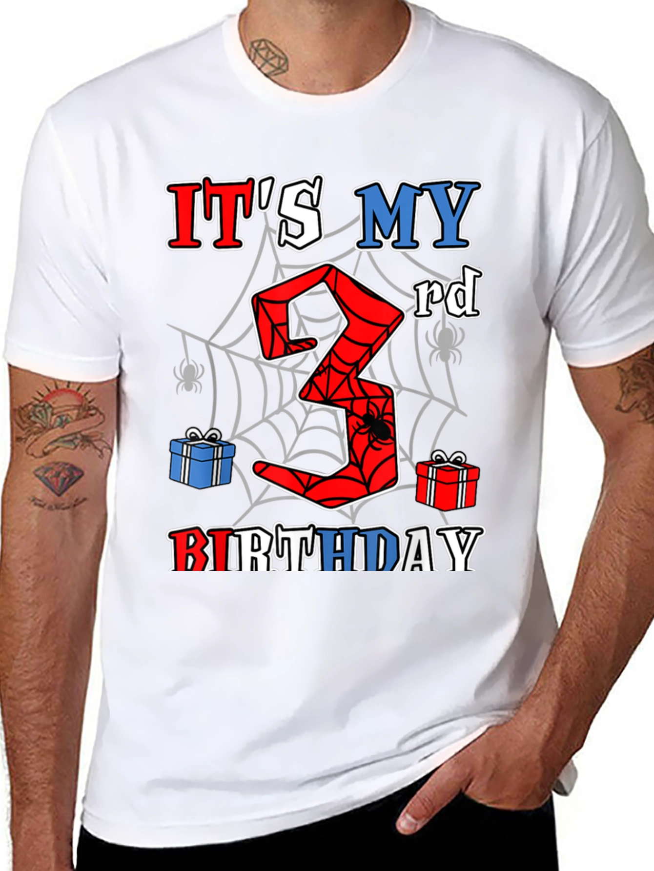 Spiderman 3rd Birthday T-Shirt
