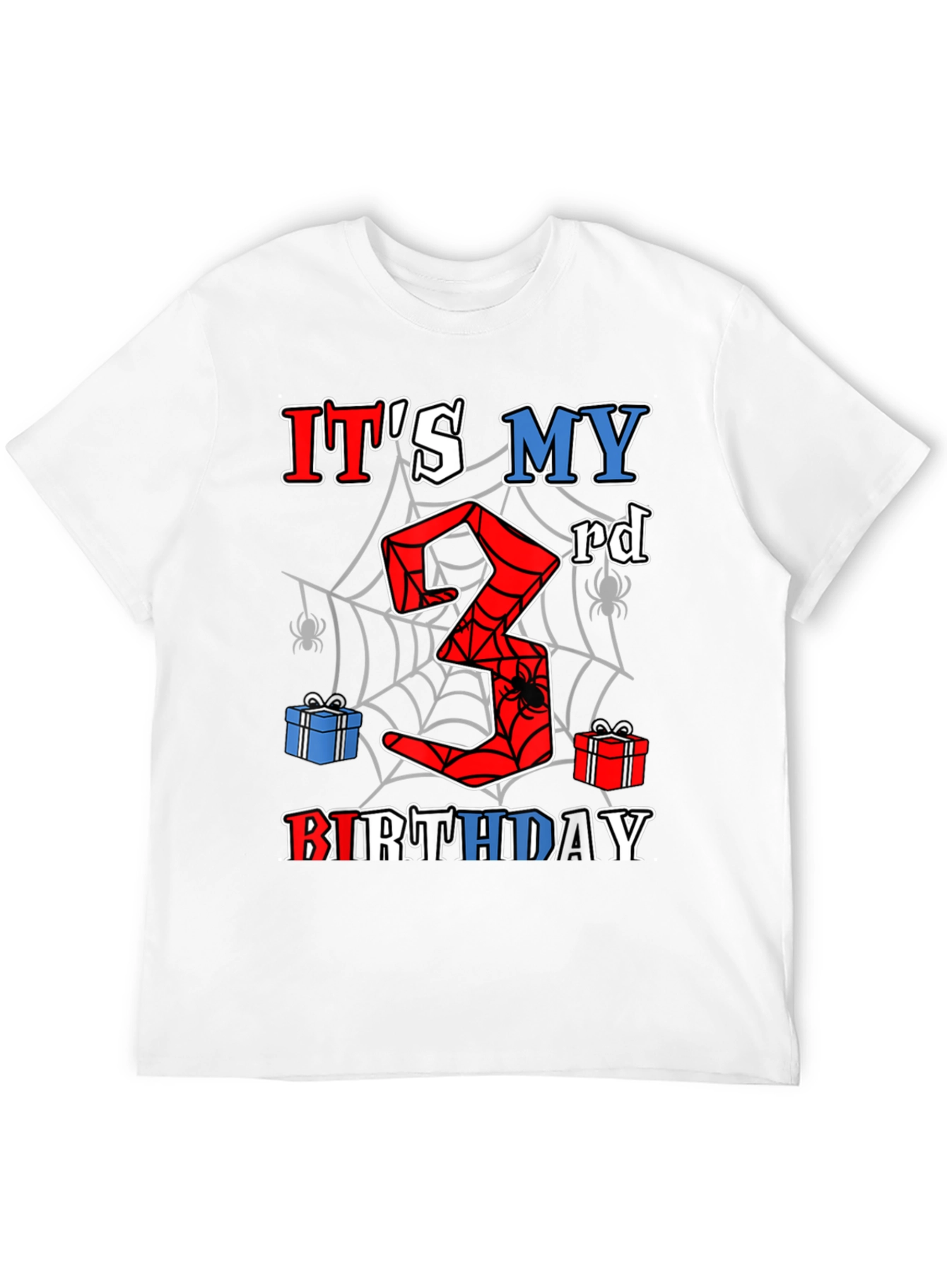 Spiderman 3rd Birthday T-Shirt