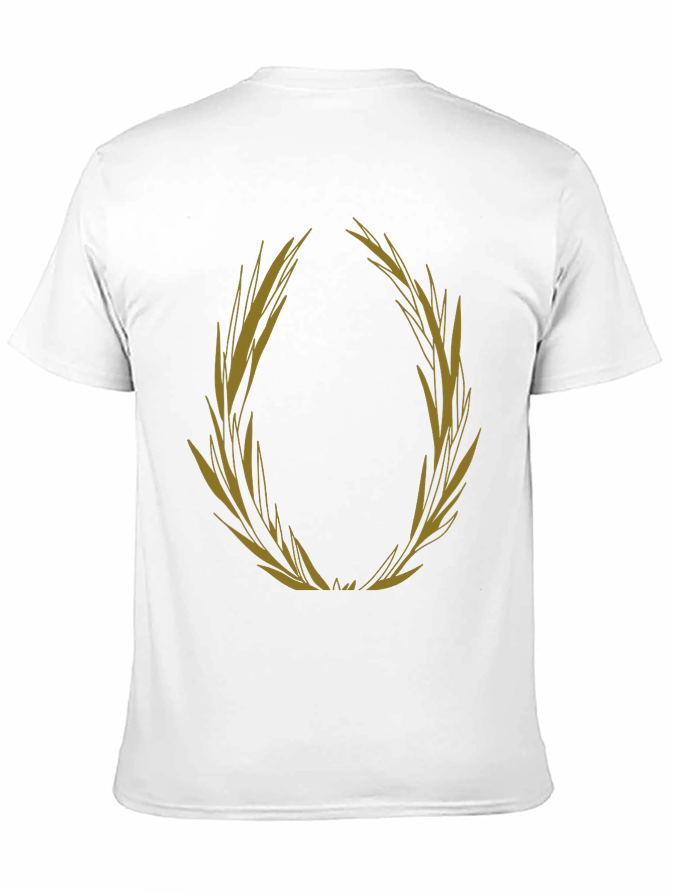Olive Branch Graphic Tee - Black Casual T-Shirt
