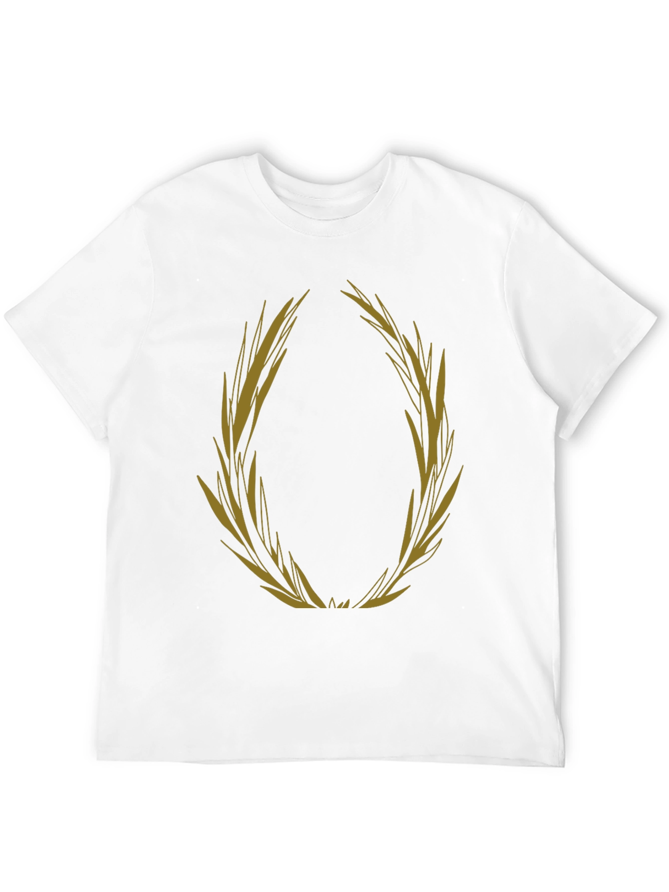 Olive Branch Graphic Tee - Black Casual T-Shirt
