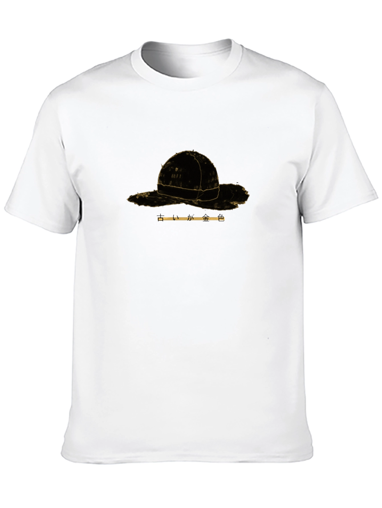 Straw Hat Graphic Tee - Stylish Casual Wear