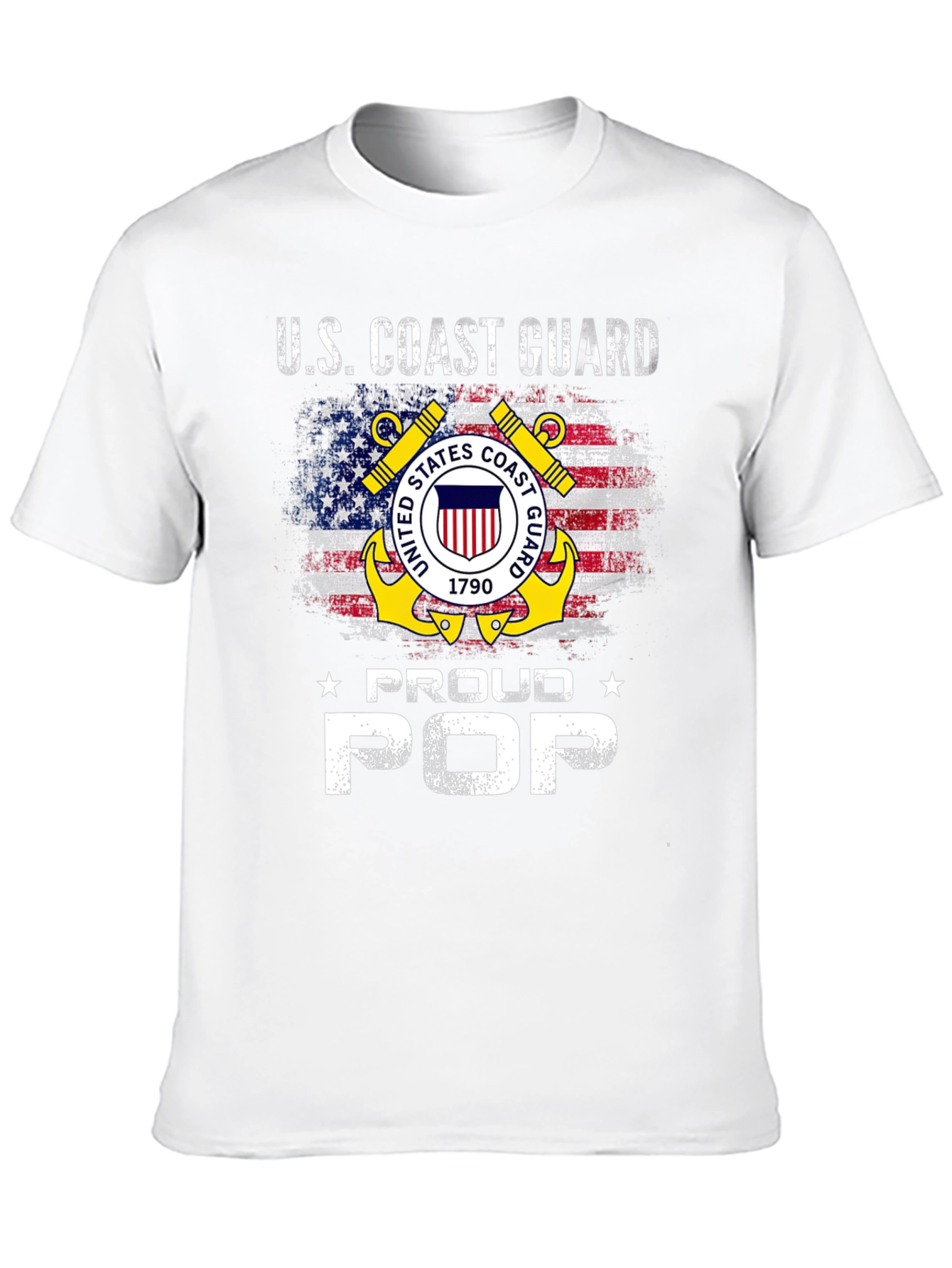 U.S. Coast Guard Proud Pop T-Shirt
