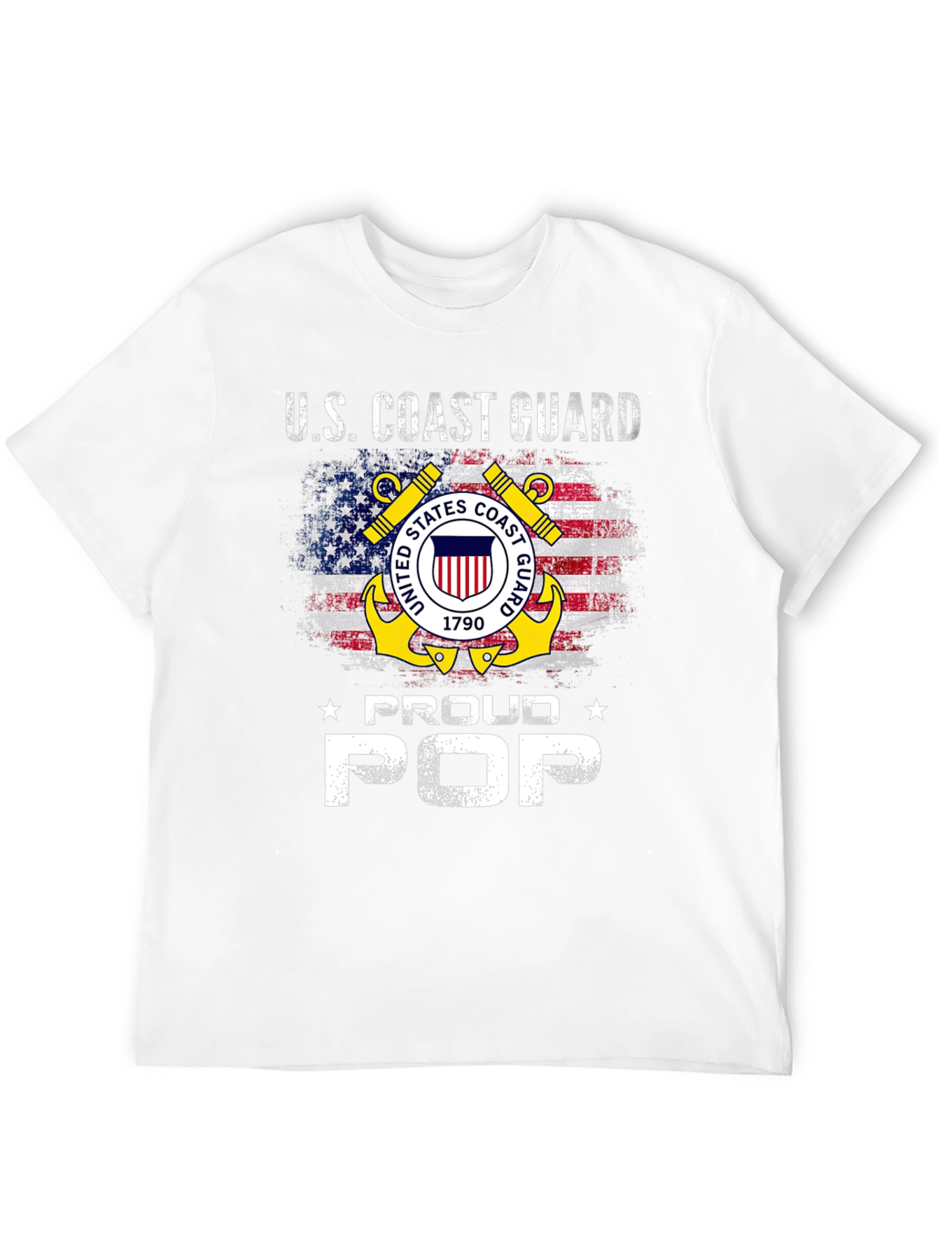 U.S. Coast Guard Proud Pop T-Shirt