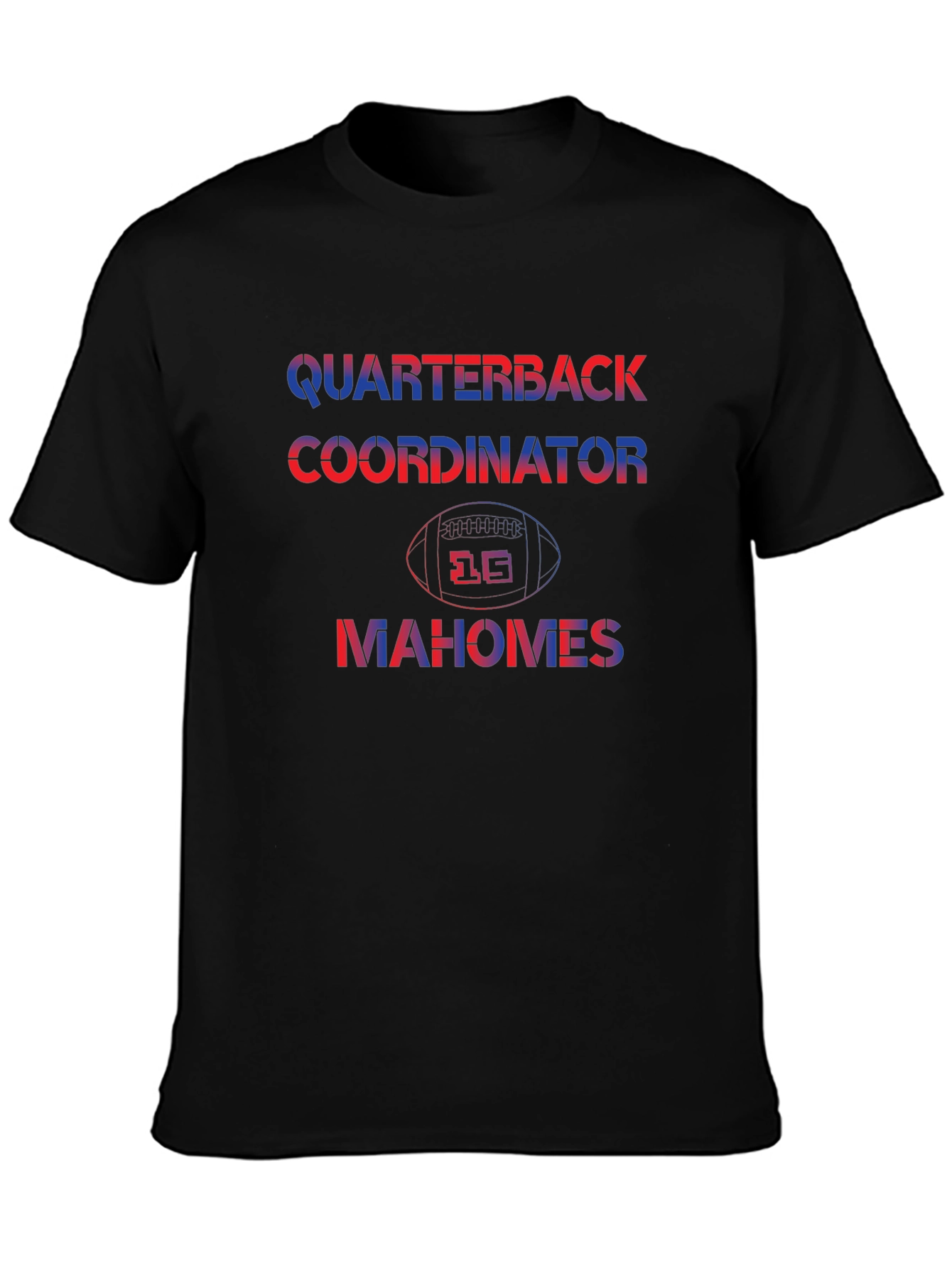 Quarterback Mahomes Football T-Shirt