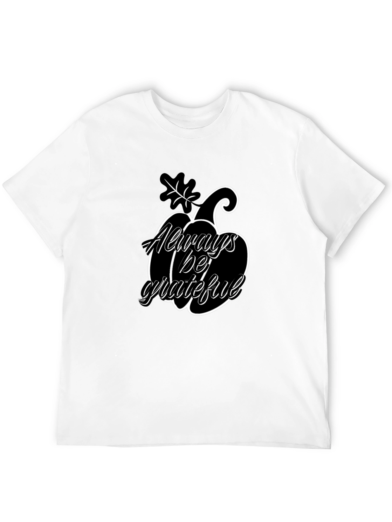 Always Be Grateful Pumpkin Graphic T-Shirt
