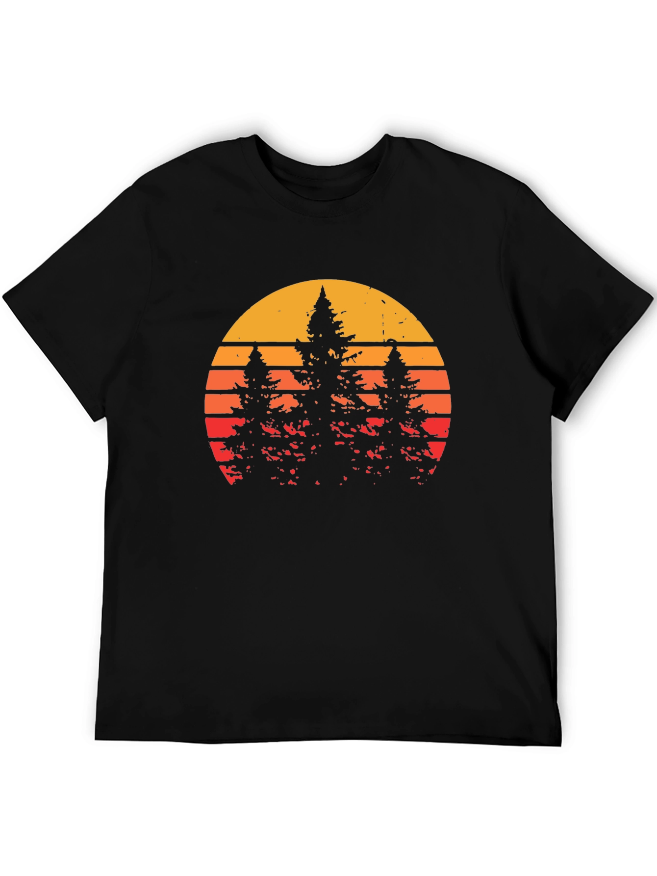 Retro Sunset Forest T-Shirt