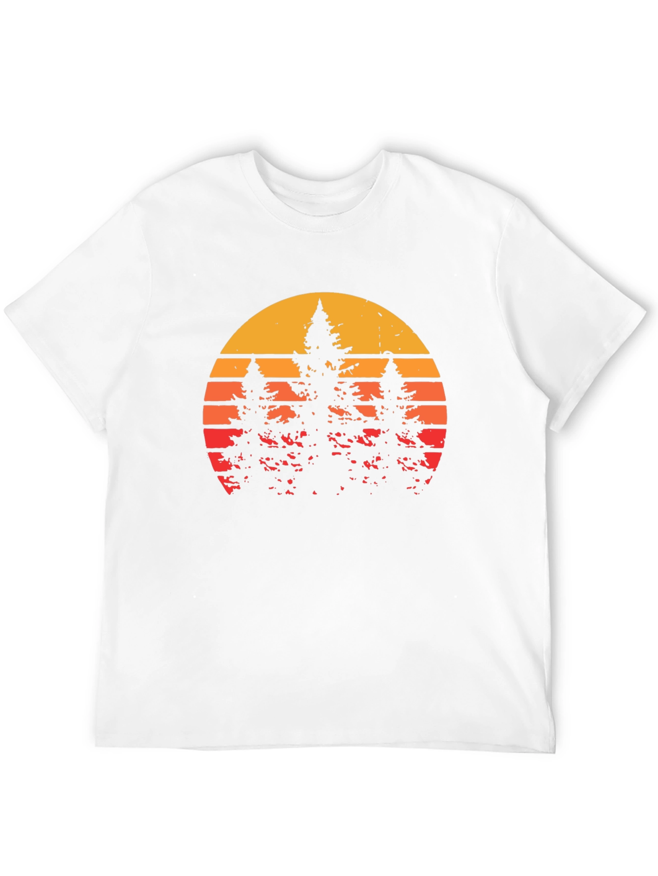 Retro Sunset Forest T-Shirt