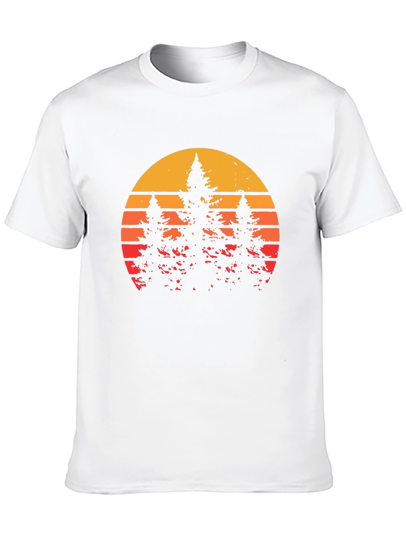 Retro Sunset Forest T-Shirt