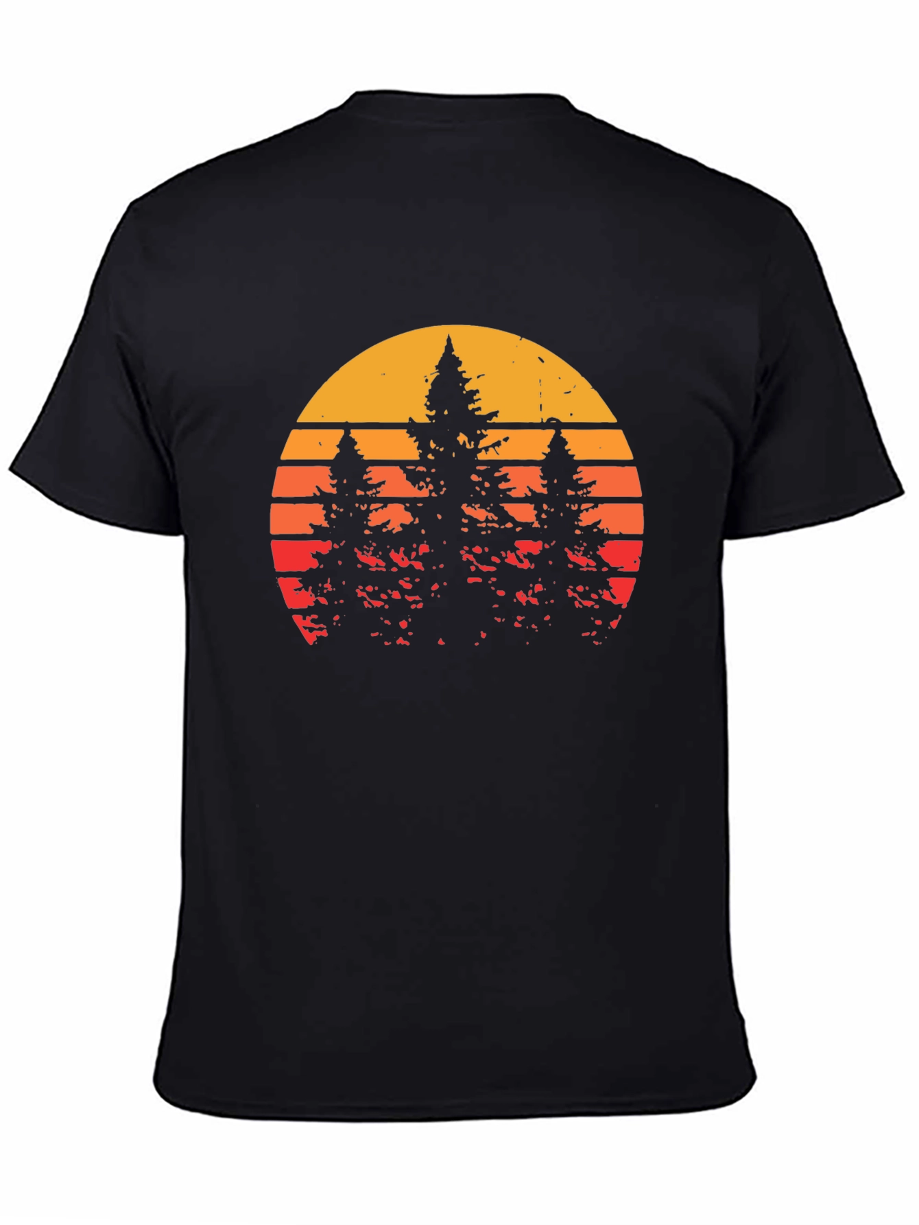 Retro Sunset Forest T-Shirt