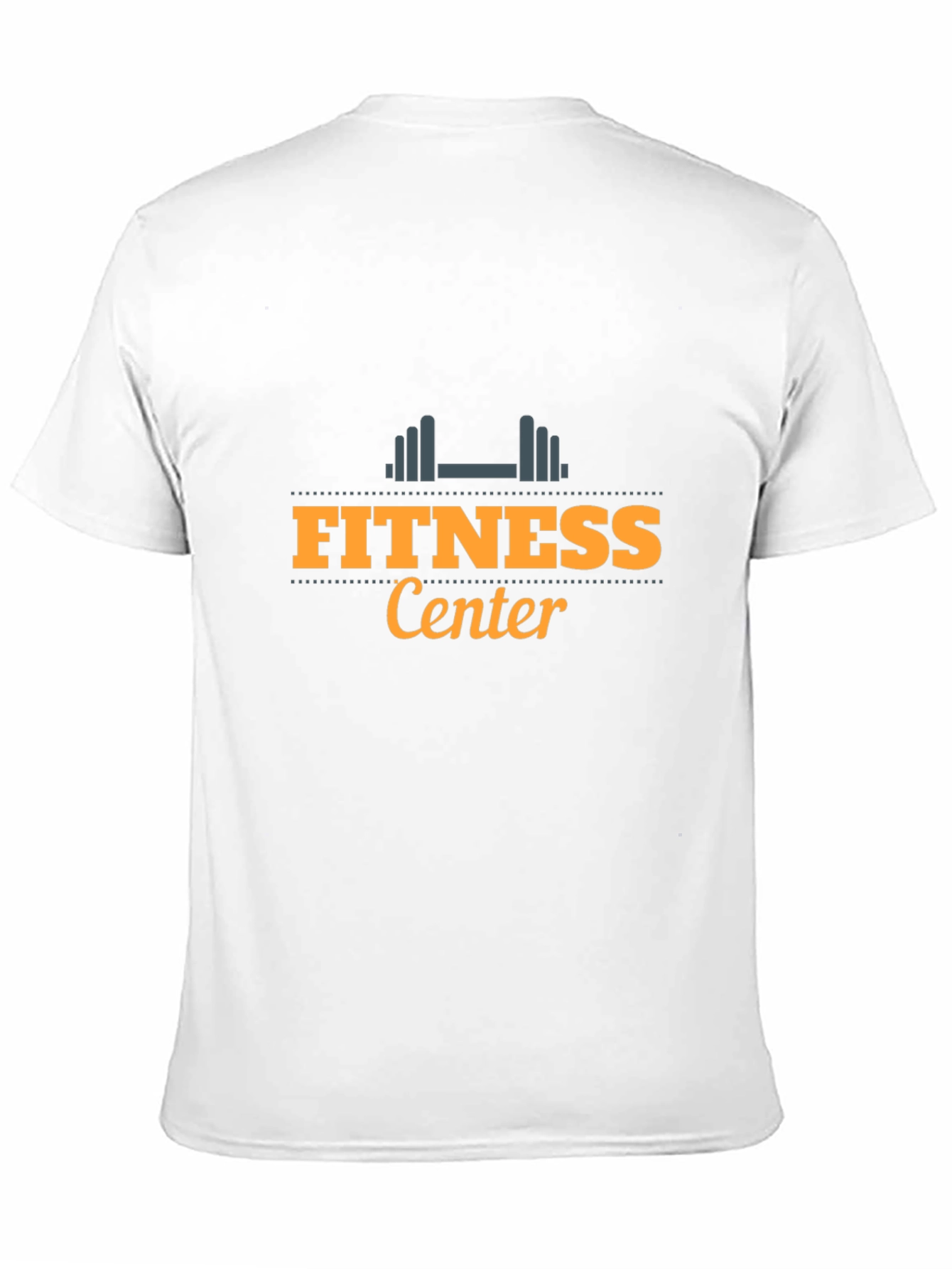 Fitness Center Graphic Tee - Black Cotton T-Shirt
