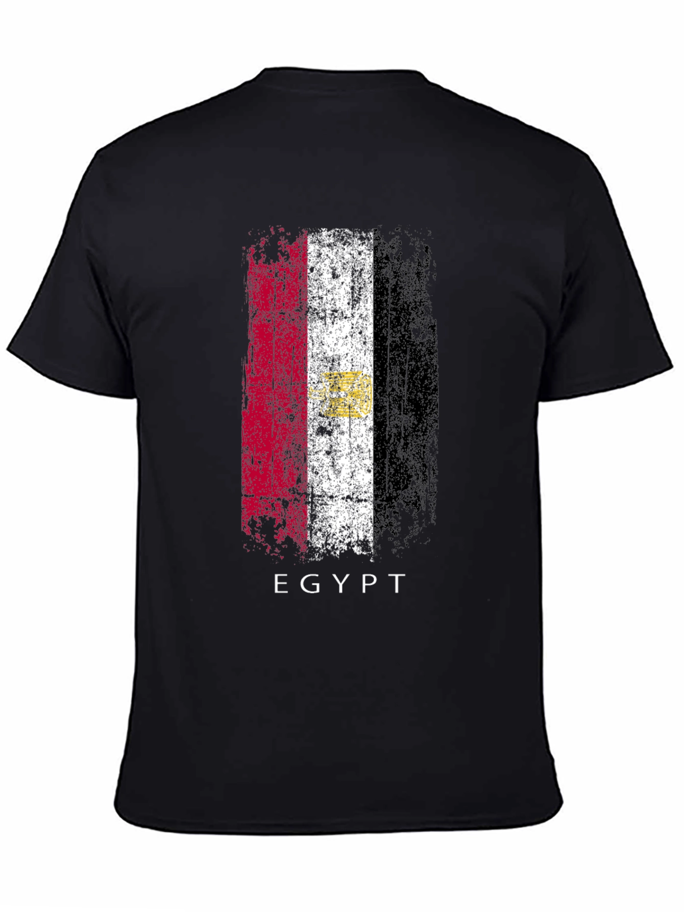 Egypt Flag Graphic T-Shirt - Mens Black Tee