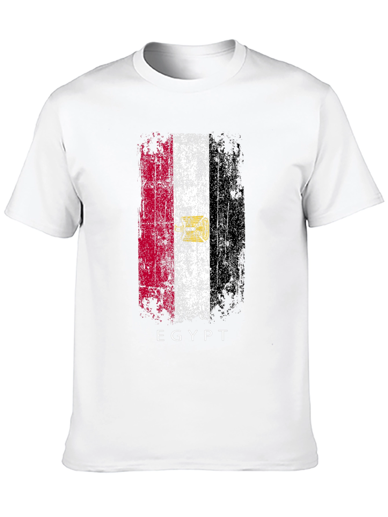 Egypt Flag Graphic T-Shirt - Mens Black Tee