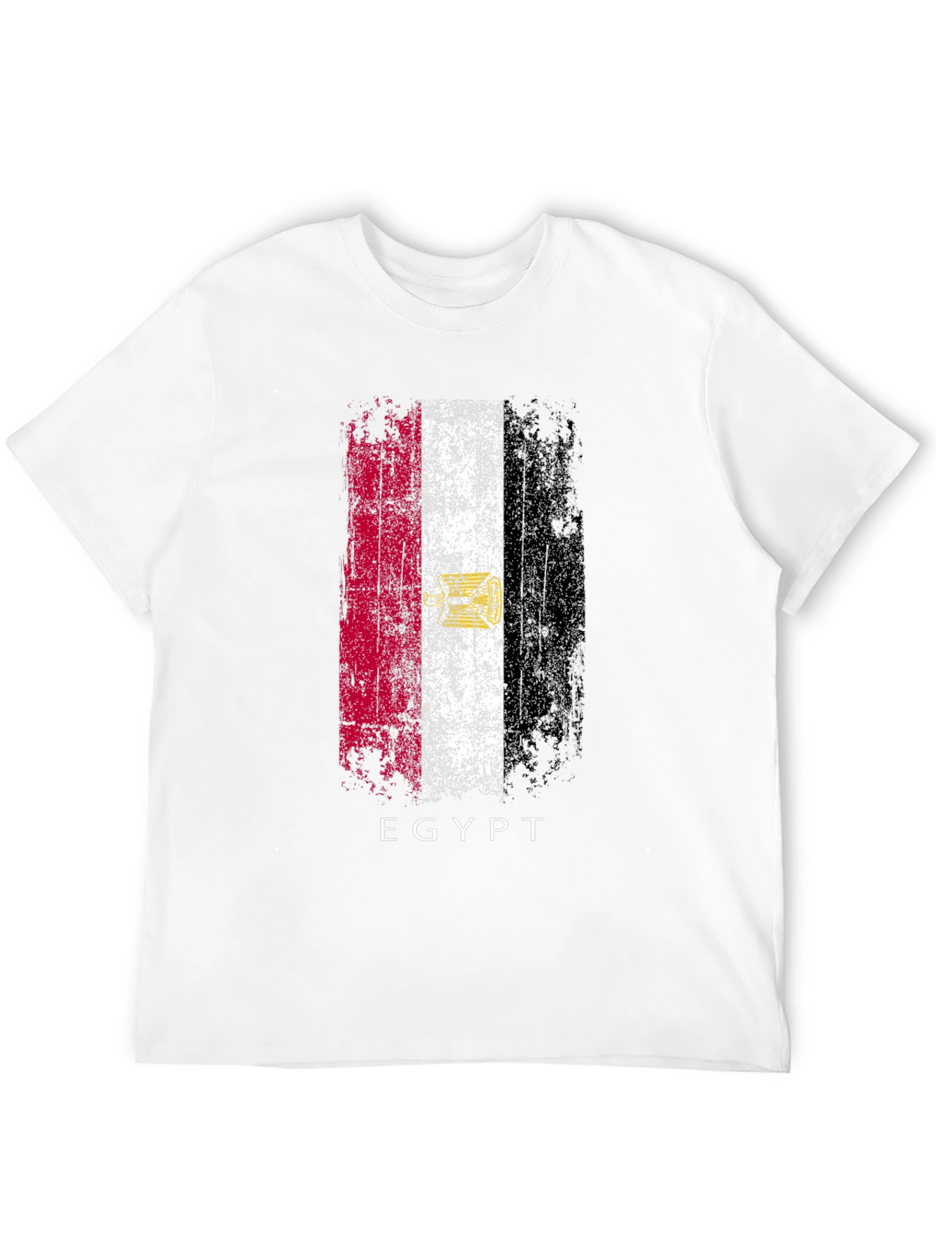 Egypt Flag Graphic T-Shirt - Mens Black Tee