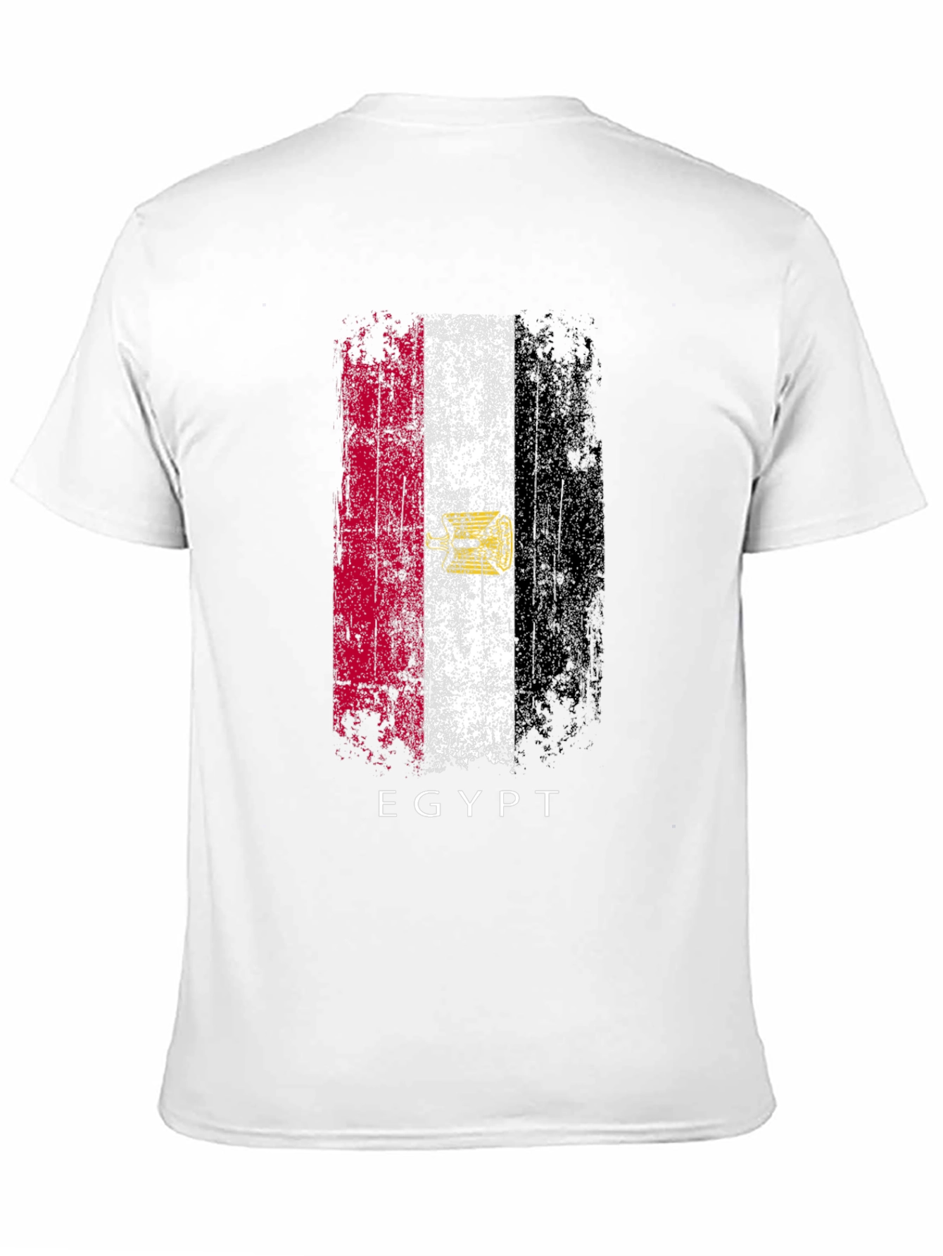 Egypt Flag Graphic T-Shirt - Mens Black Tee