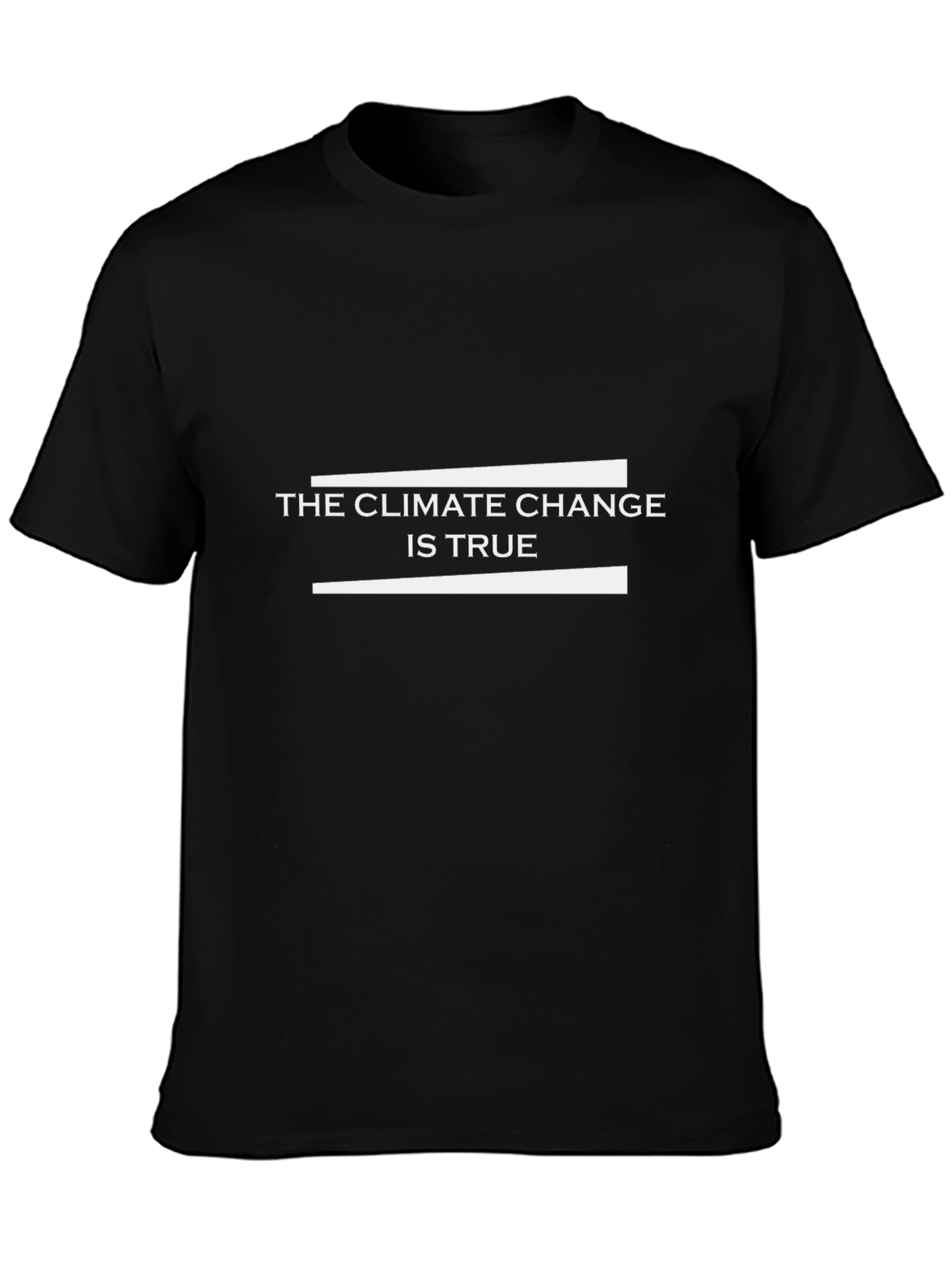 Climate Change Awareness T-Shirt - Black
