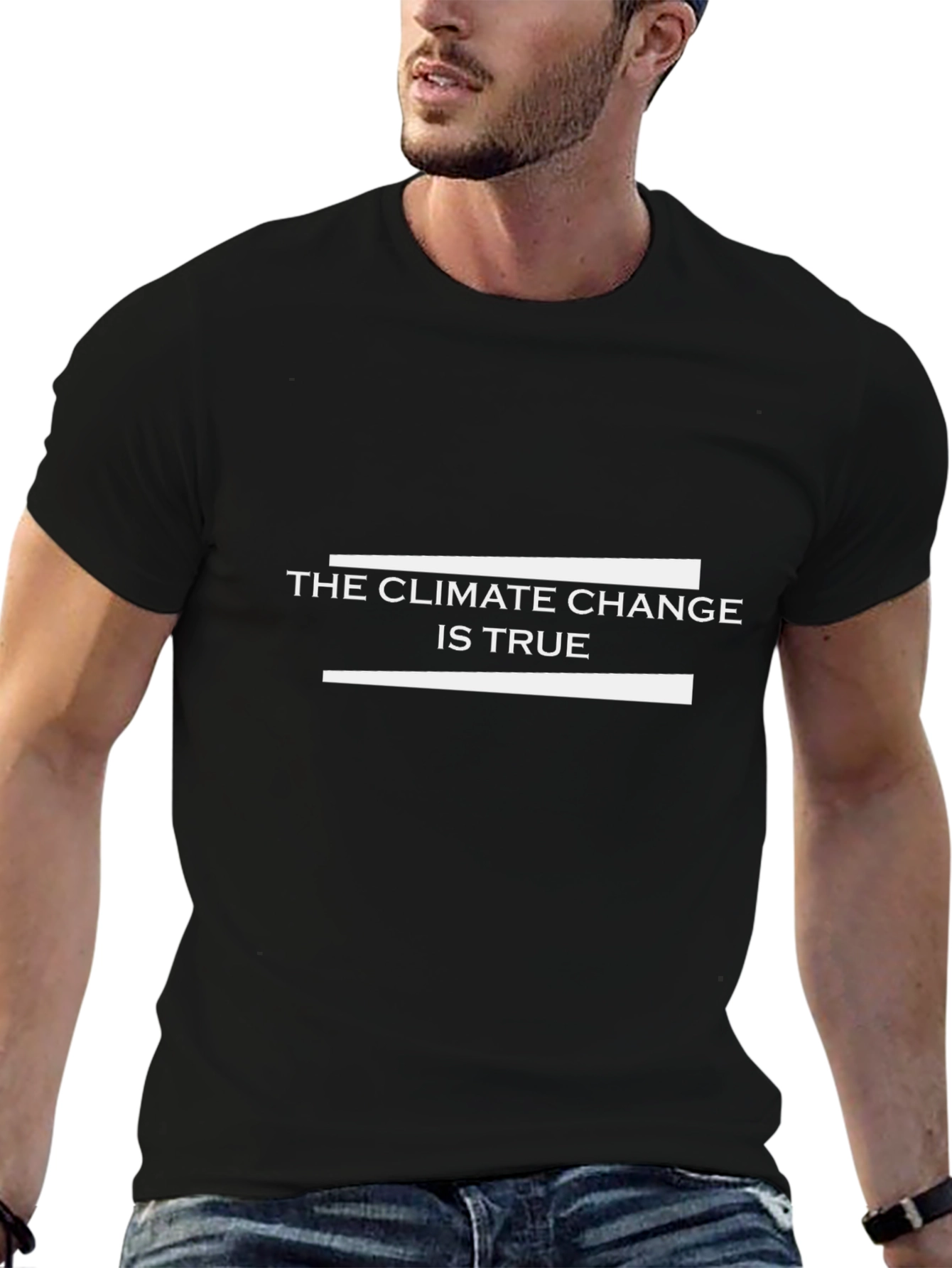 Climate Change Awareness T-Shirt - Black