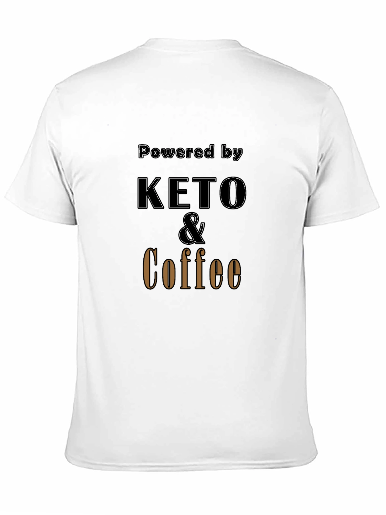 Keto & Coffee Powered T-Shirt - Black