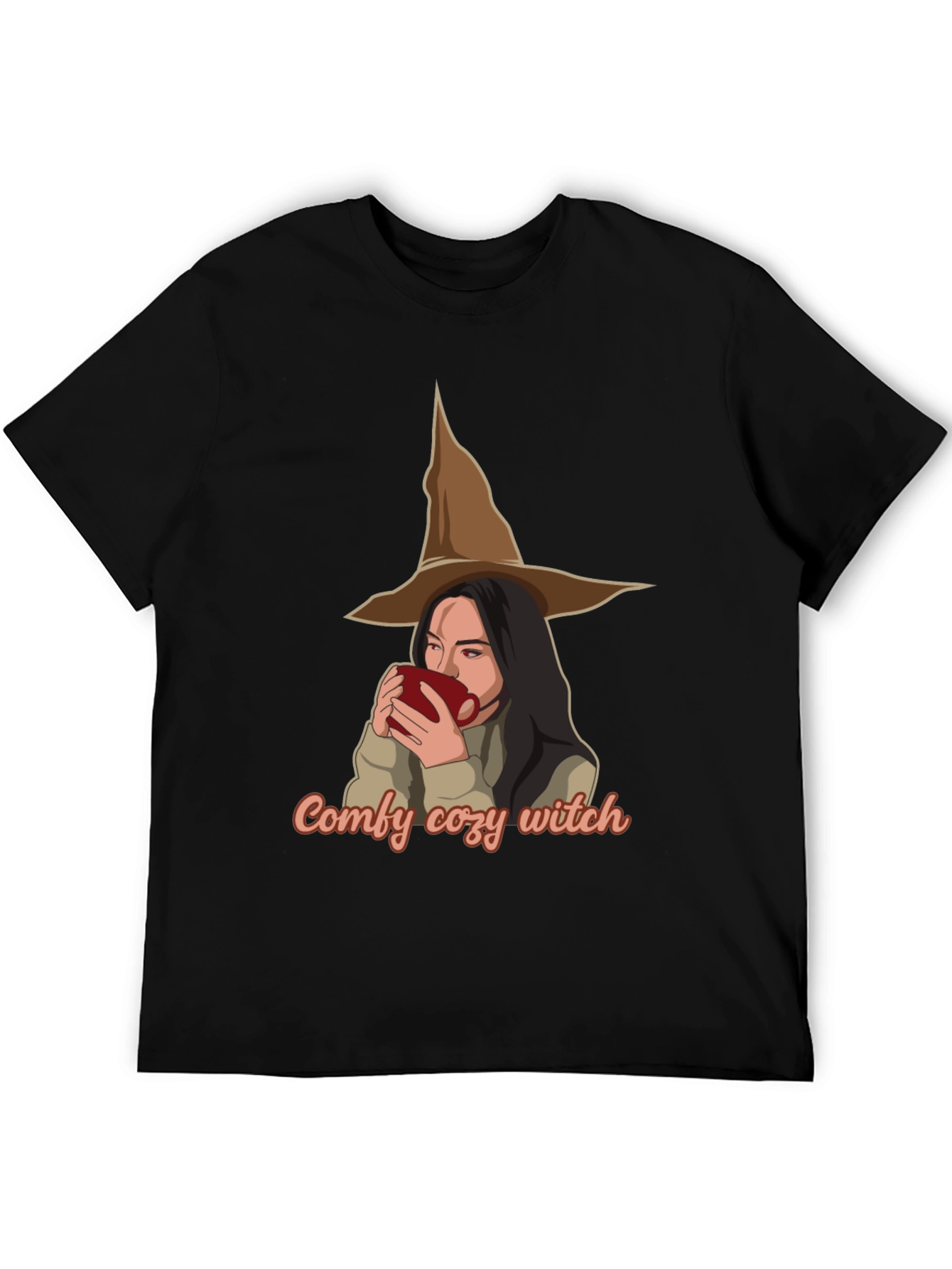 Comfy Cozy Witch T-Shirt - Halloween Ready