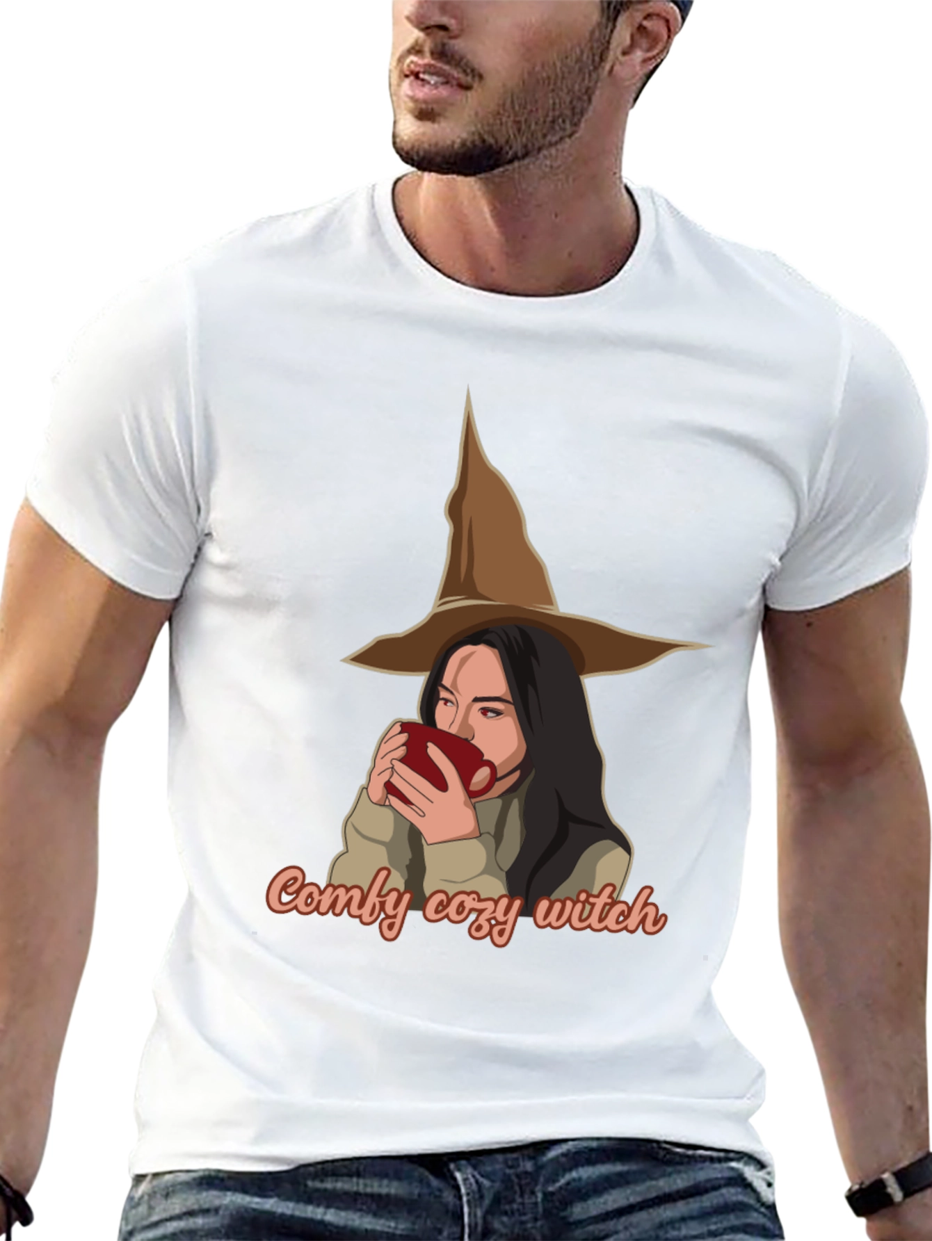 Comfy Cozy Witch T-Shirt - Halloween Ready