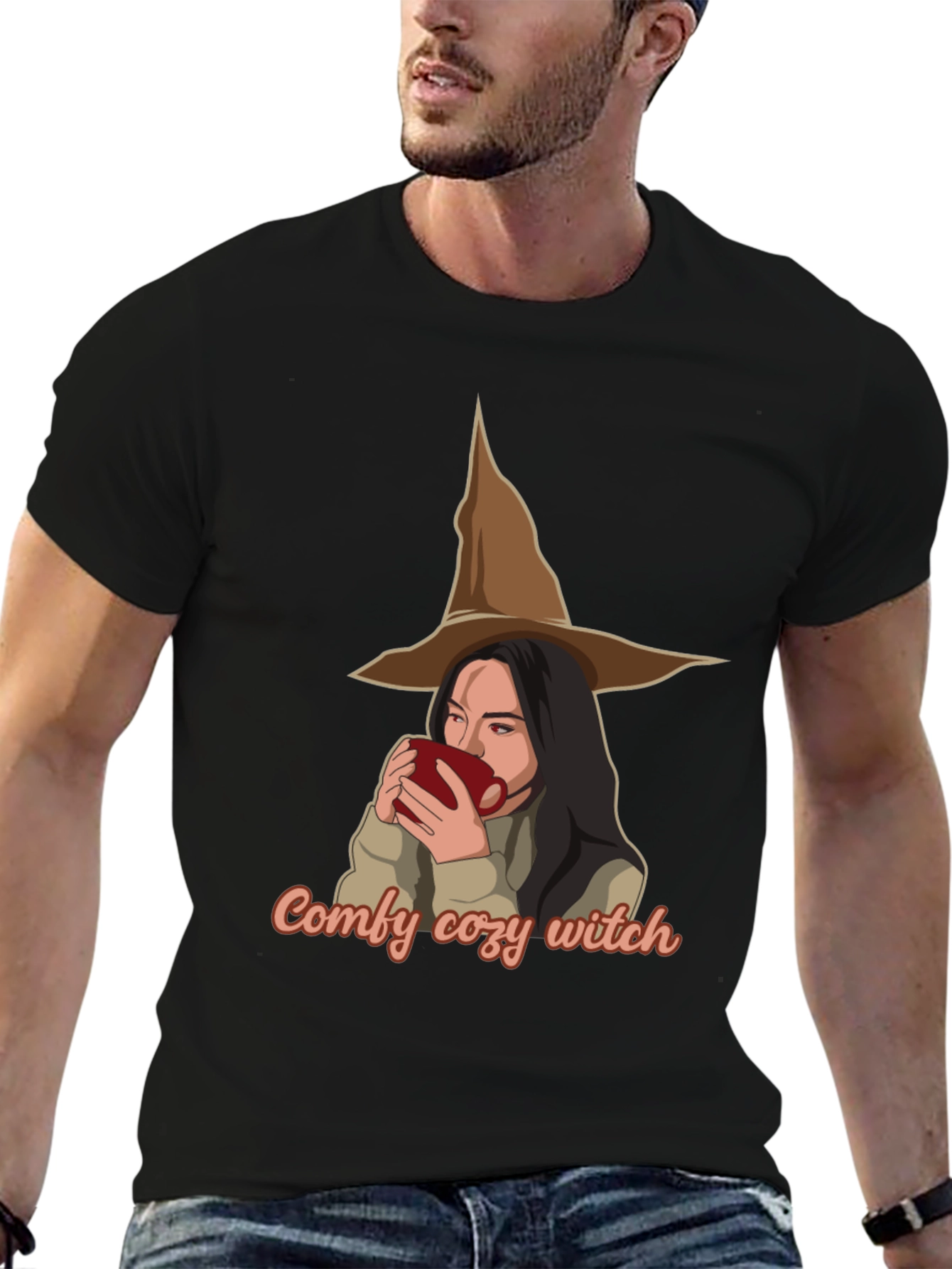 Comfy Cozy Witch T-Shirt - Halloween Ready