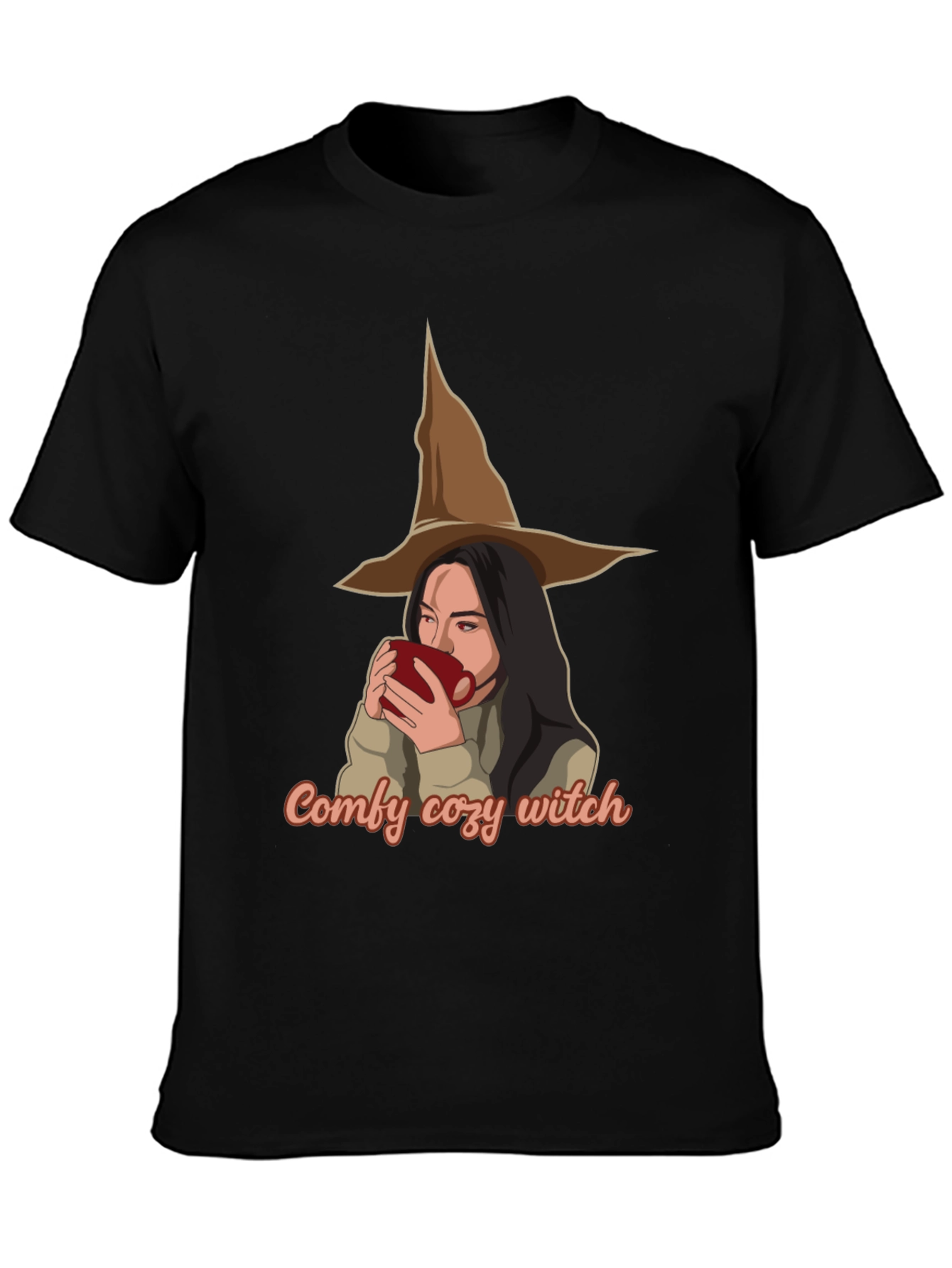 Comfy Cozy Witch T-Shirt - Halloween Ready