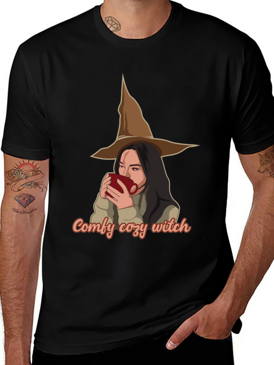 Comfy Cozy Witch T-Shirt - Halloween Ready